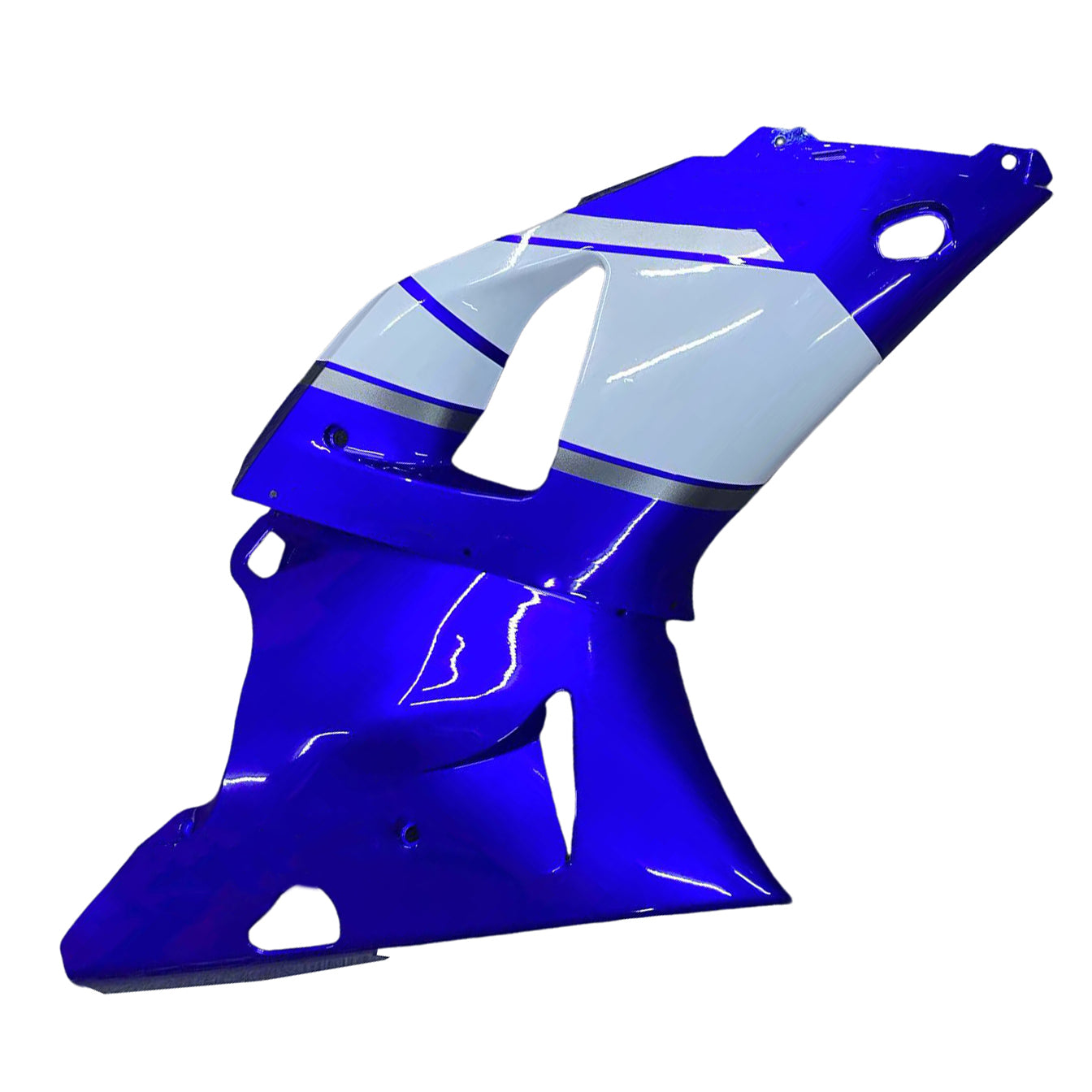 Amotopart 2000-2001 Yamaha YZF 1000 R1 Black White Blue Fairing Kit