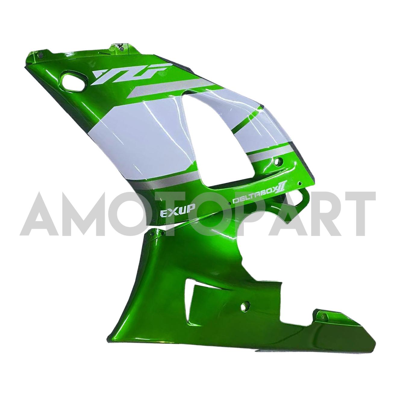 Amotopart 2000-2001 Yamaha YZF 1000 R1 Green White Fairing Kit