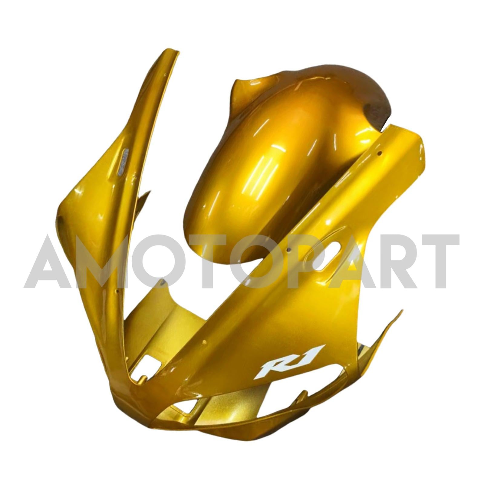 Amotopart 2000-2001 Yamaha YZF 1000 R1 Black Gold Fairing Kit