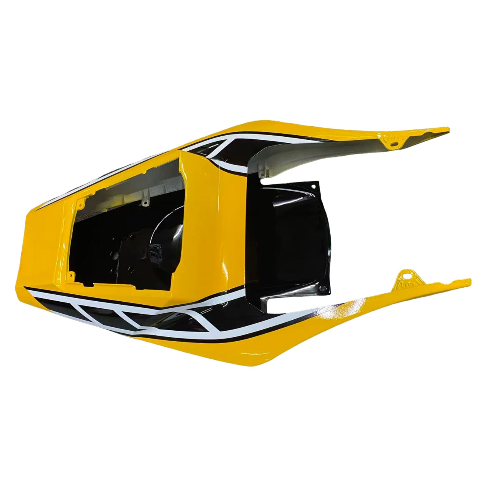 AMOTOPART 2002-2003 YAMAHA YZF 1000 R1 Yellow & White Fairing Kit