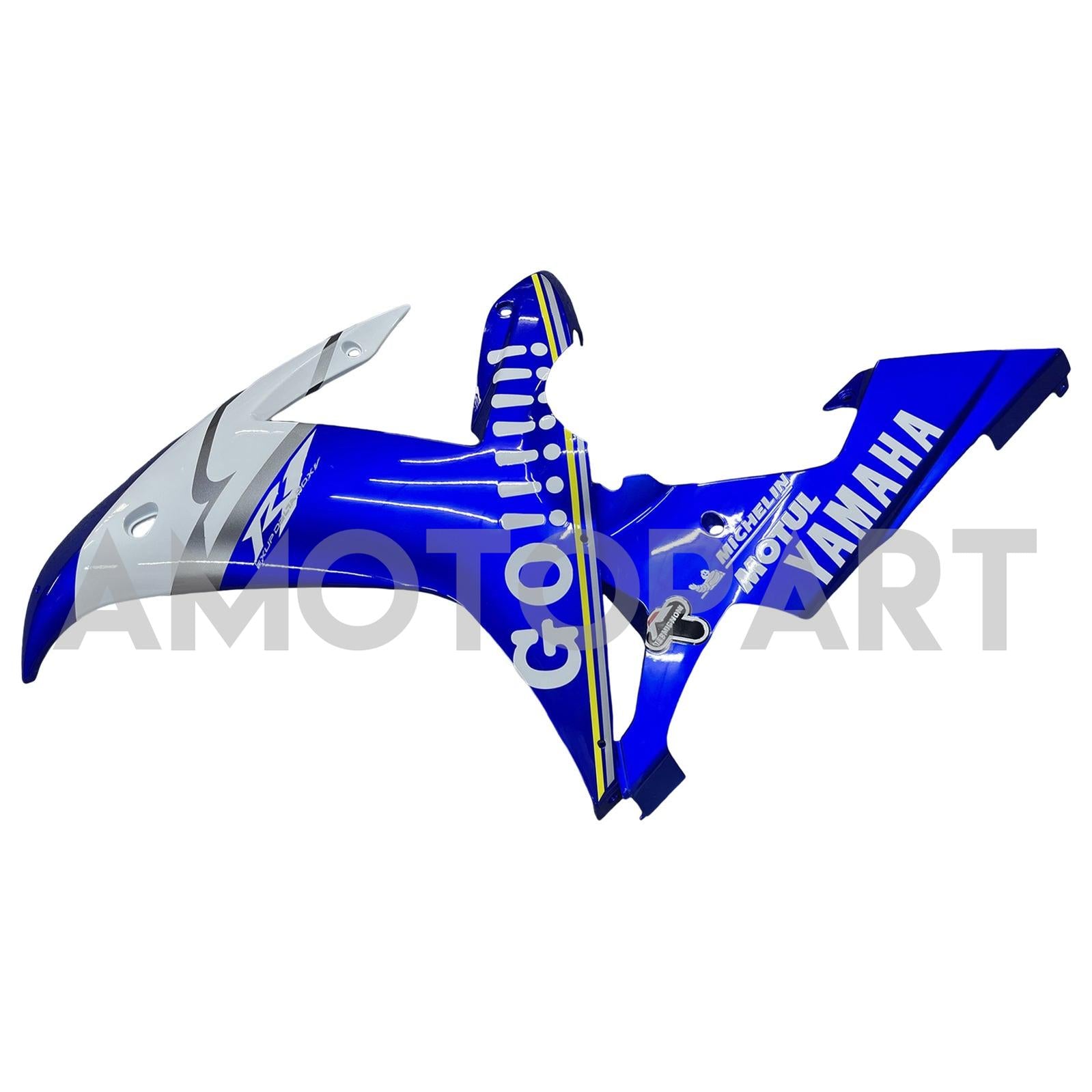 Amotopart 2002-2003 Yamaha YZF 1000 R1 Blue&White Style2 Fairing Kit