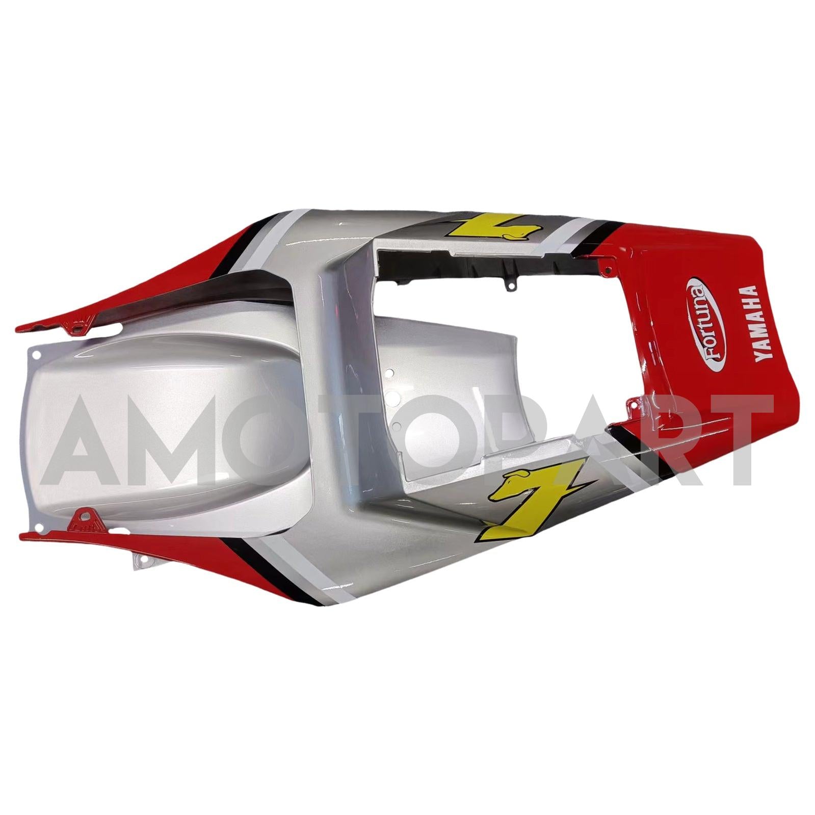 Amotopart 2002-2003 Yamaha YZF 1000 R1 Red & Silver Fairing Kit