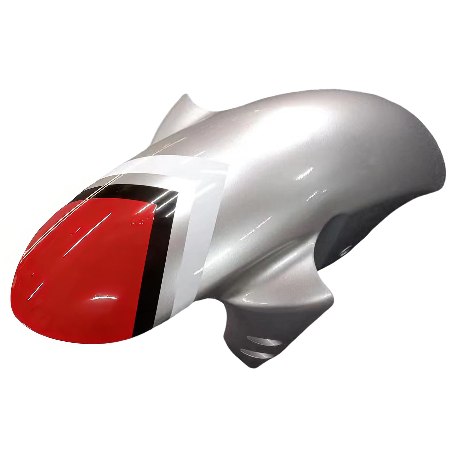 Amotopart 2002-2003 Yamaha YZF 1000 R1 Rouge&Kit de carénage argenté