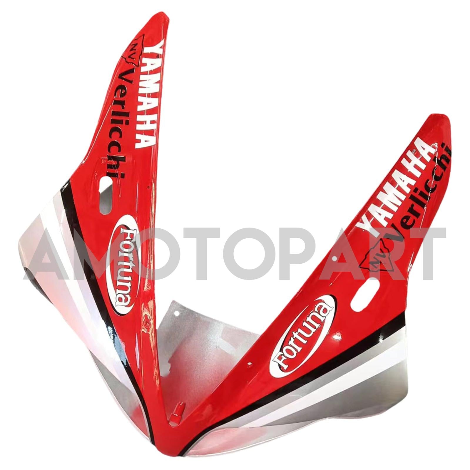 Amotopart 2002-2003 Yamaha YZF 1000 R1 Red & Silver Fairing Kit