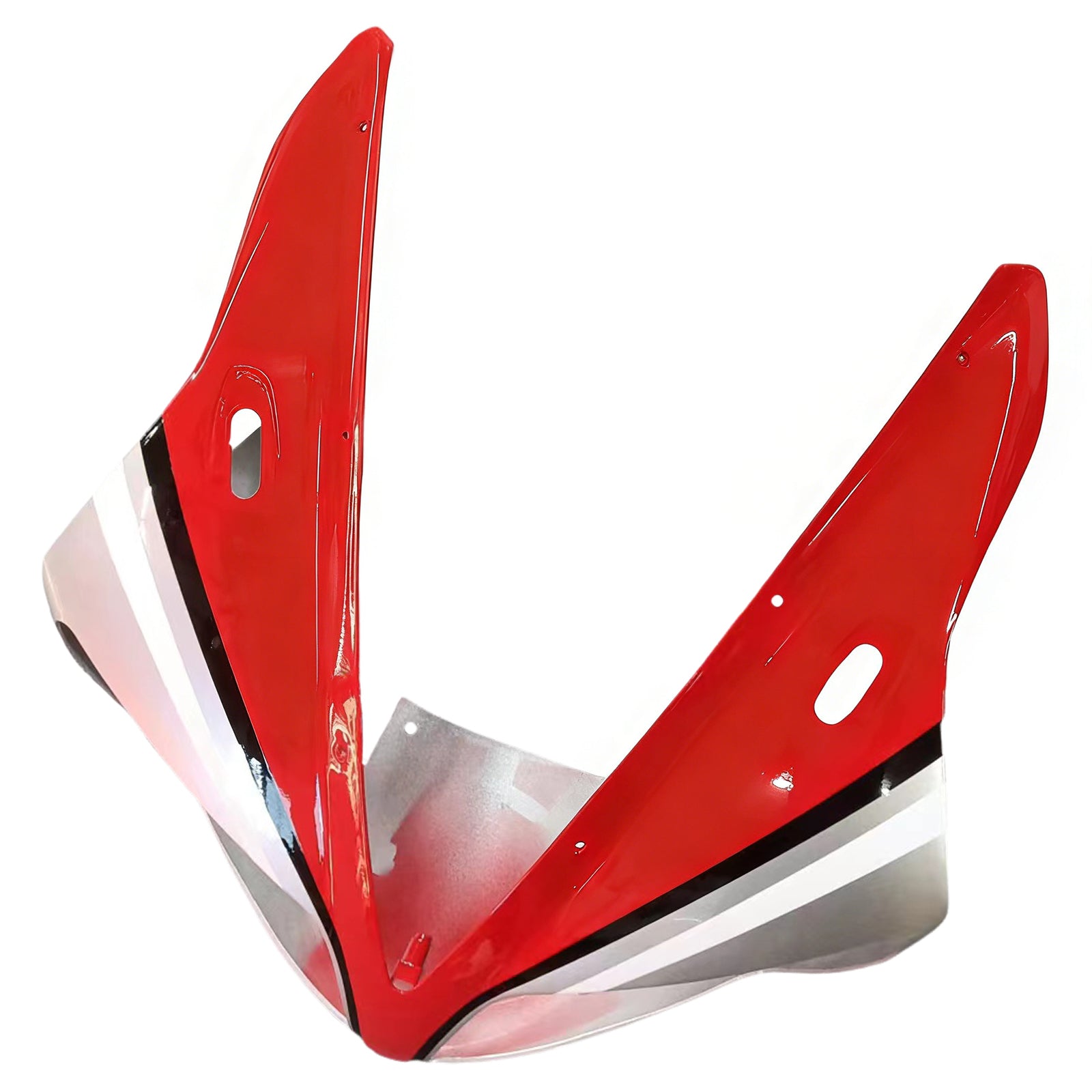 Amotopart 2002-2003 Yamaha YZF 1000 R1 Rouge&Kit de carénage argenté