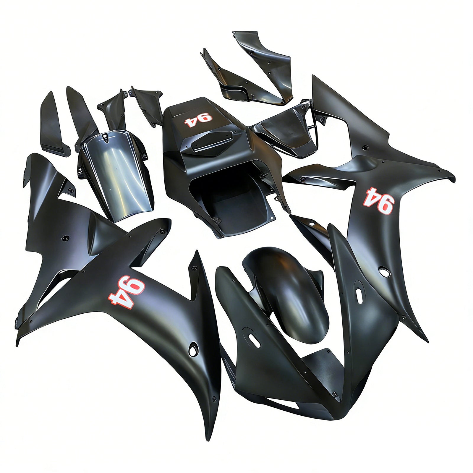 Amotopart 2002-2003 Yamaha YZF-R1 Black Fairing Kit