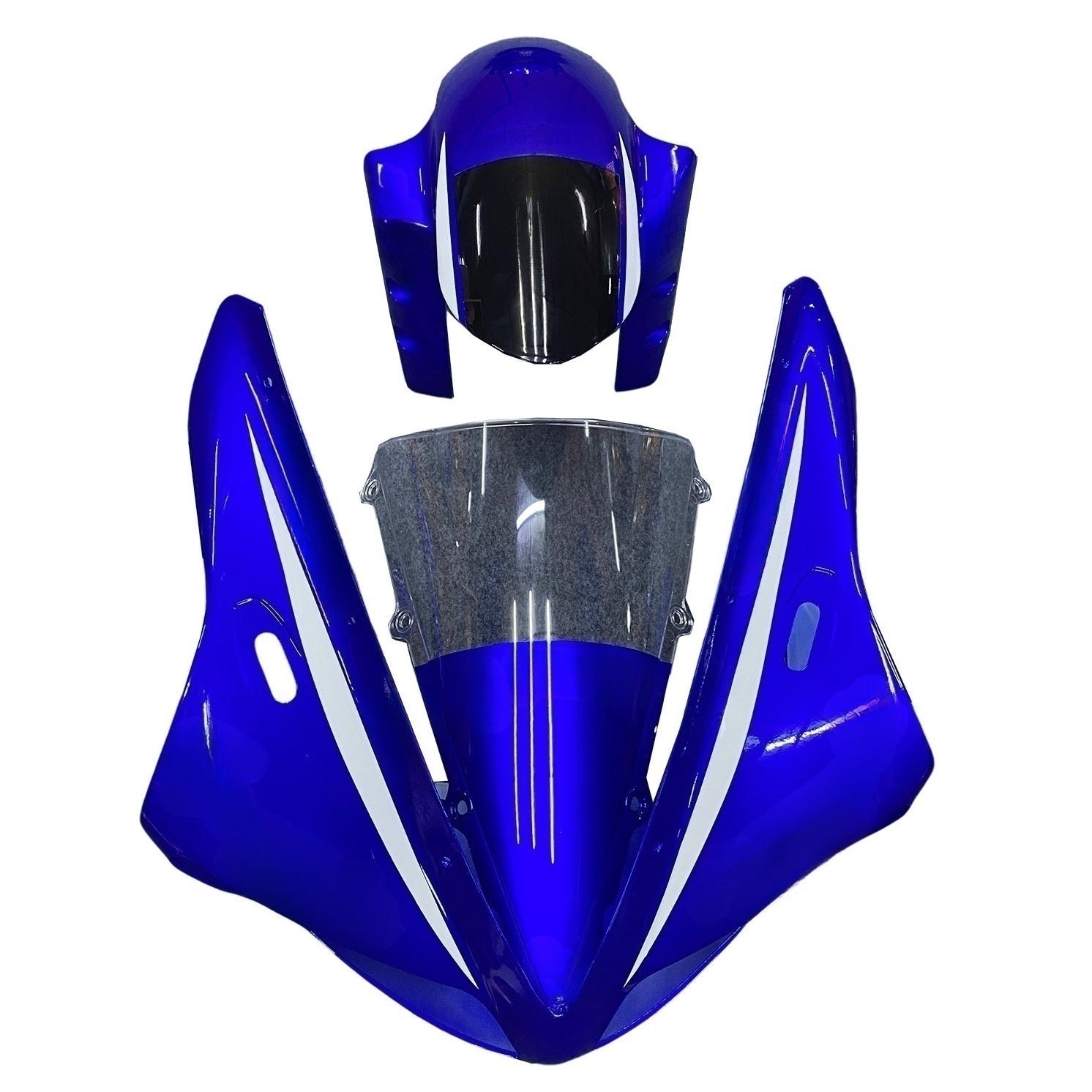 Amotopart 2002-2003 YZF-R1 ヤマハ ブルー&イエロー Style2 フェアリングキット