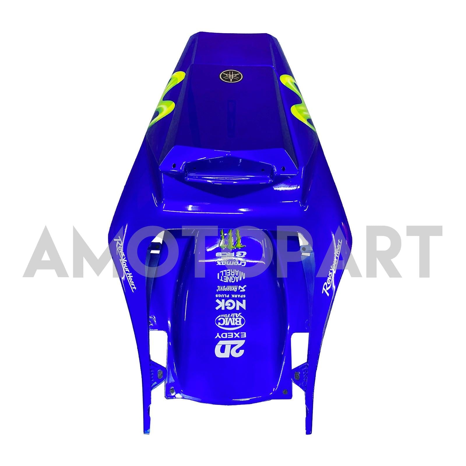 Amotopart 2002-2003 YZF-R1 Yamaha Blue&Yellow Style2 Fairing Kit