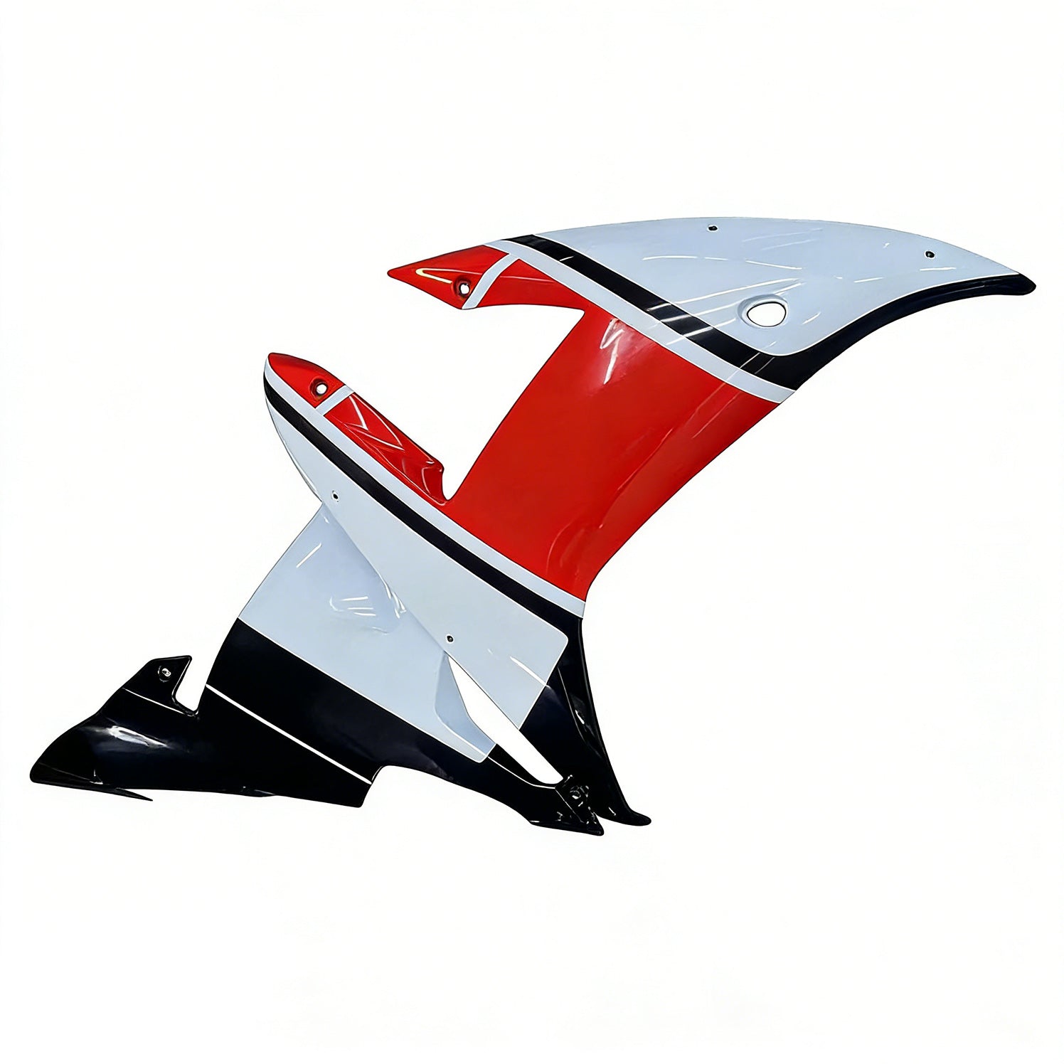 Amotopart Yamaha 2002-2003 YZF 1000 R1 White Red Fairing Kit