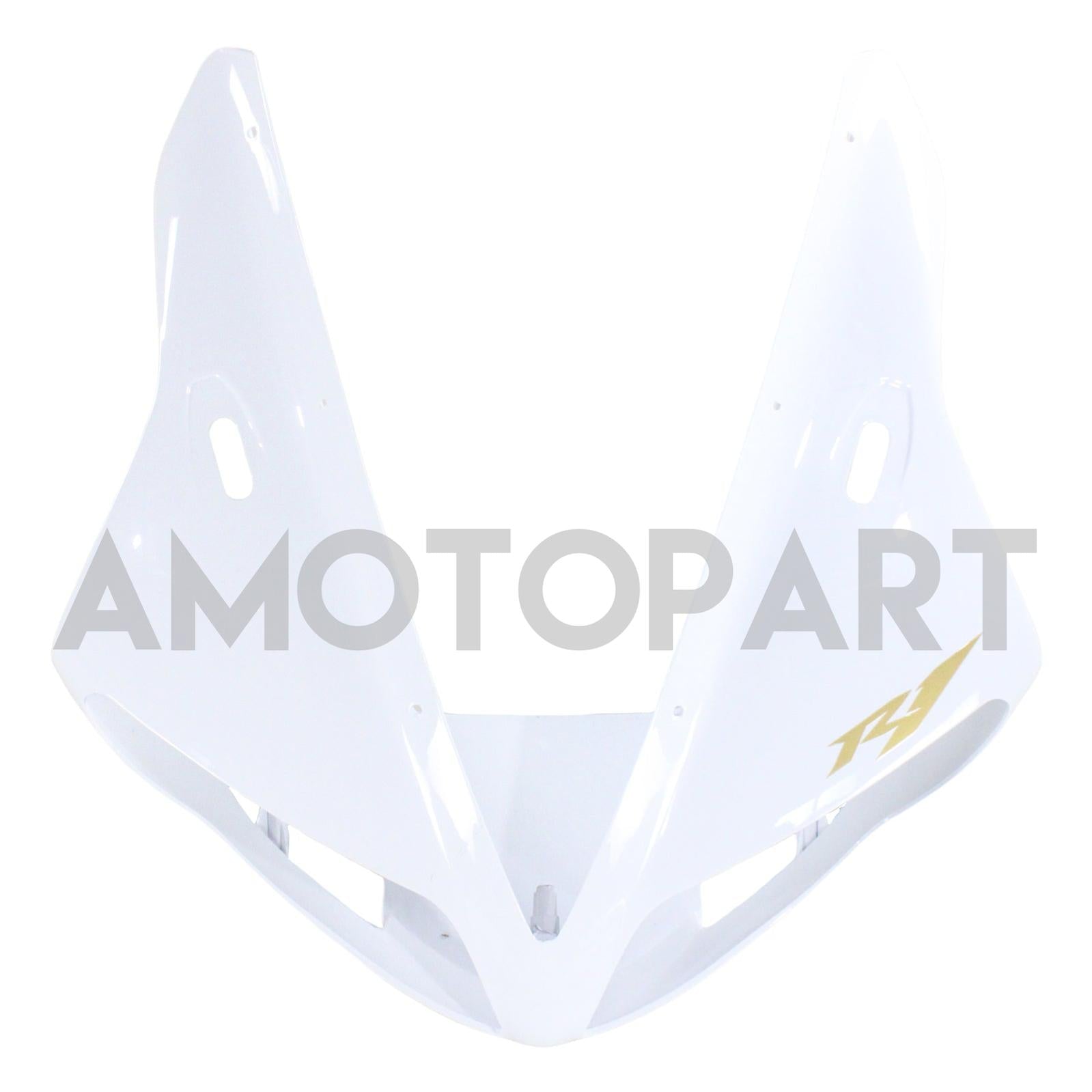 Amotopart Yamaha 2002-2003 YZF 1000 R1 Kit carena logo dorato bianco