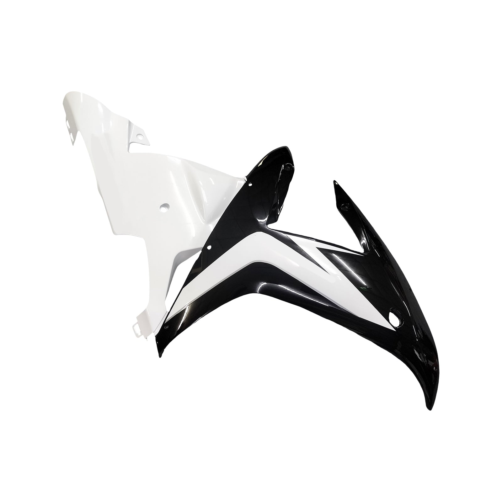 Amotopart ヤマハ 2002-2003 YZF 1000 R1 ブラック ミックス ホワイト フェアリングキット