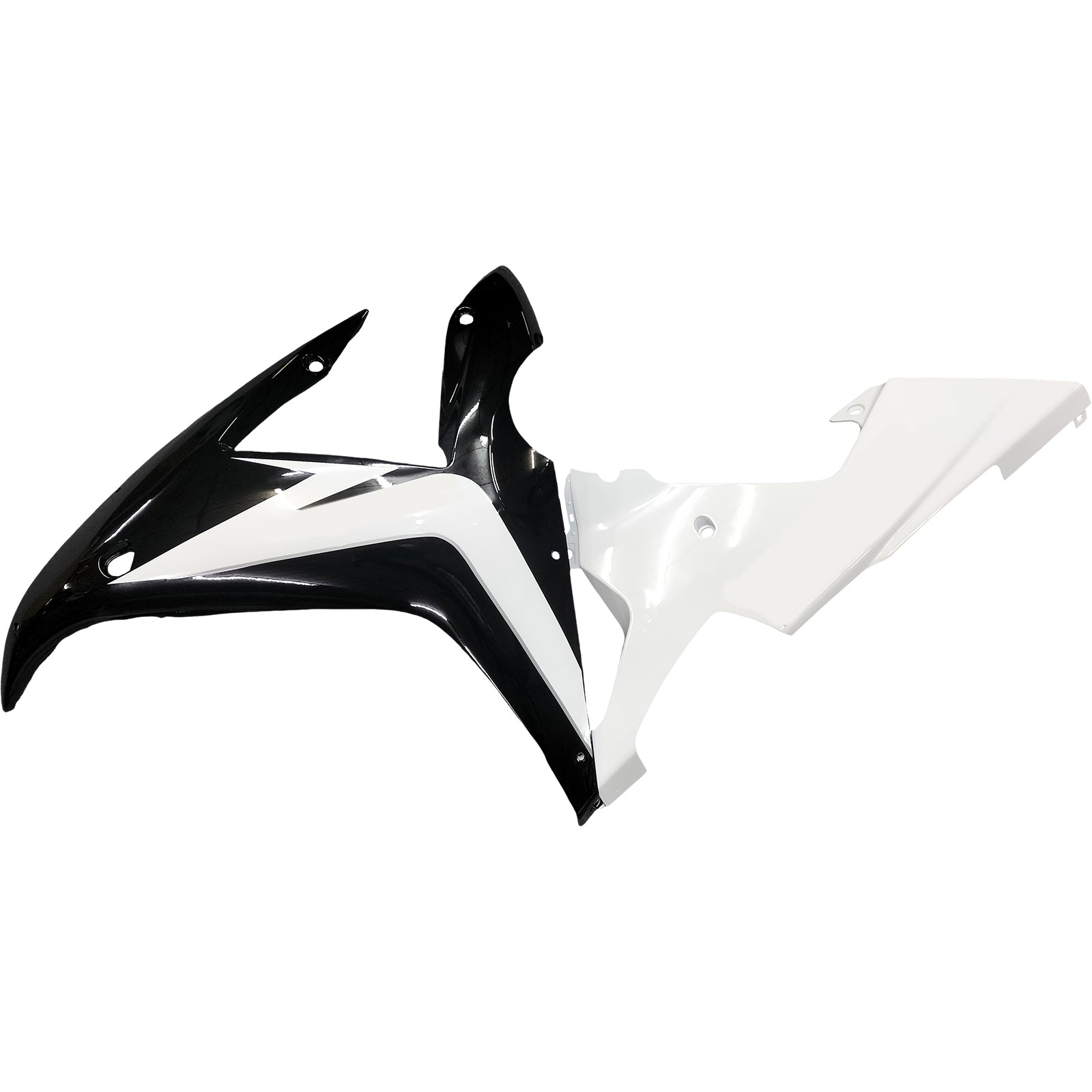 Amotopart ヤマハ 2002-2003 YZF 1000 R1 ブラック ミックス ホワイト フェアリングキット