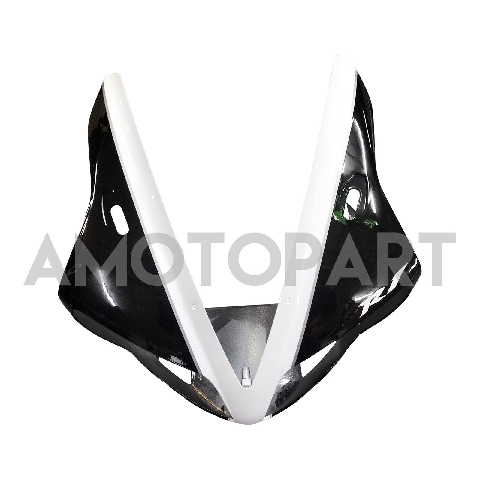 Amotopart Yamaha 2002-2003 YZF 1000 R1 Black Mix White Fairing Kit