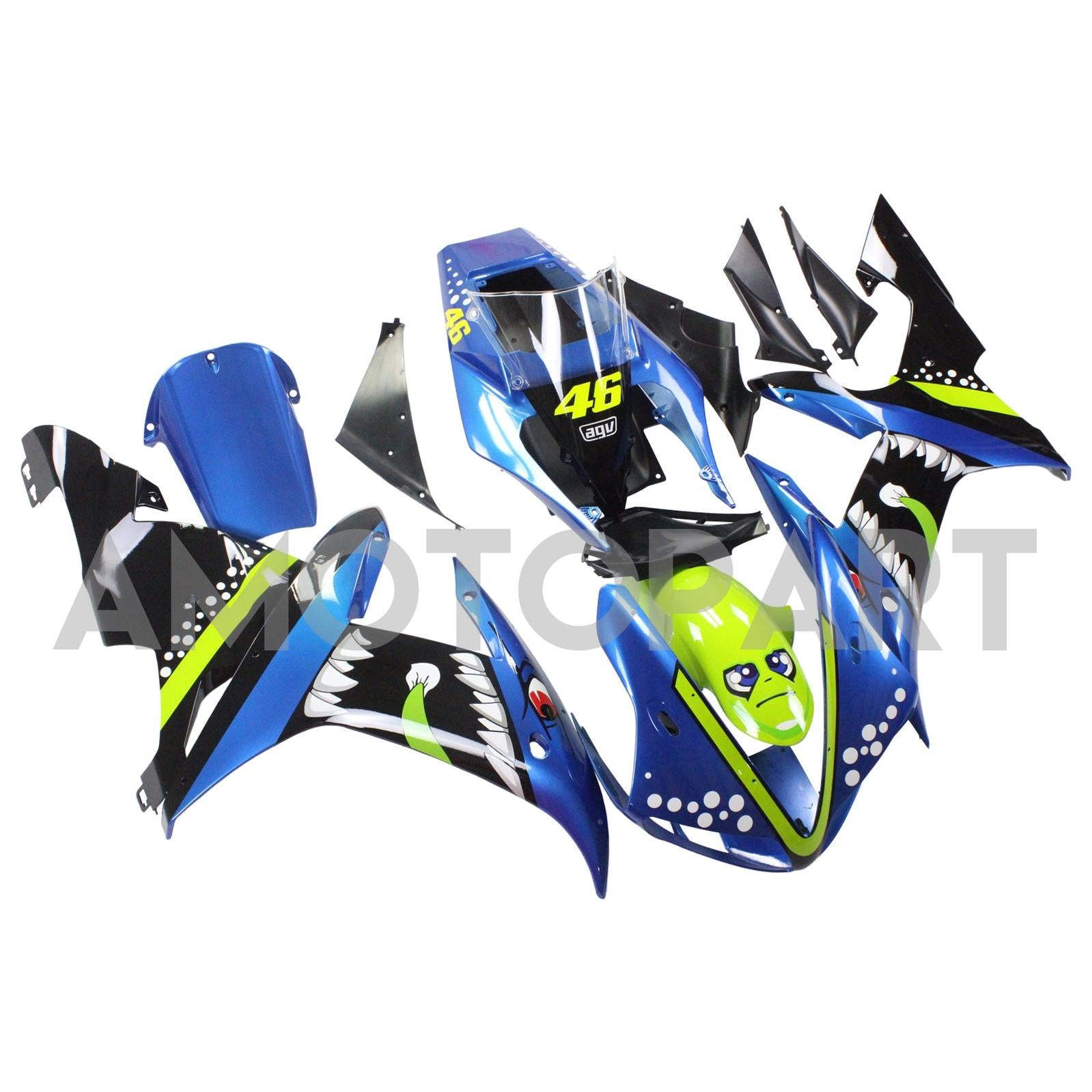 Amotopart Yamaha 2002-2003 YZF 1000 R1 Cartoon Fairing Kit