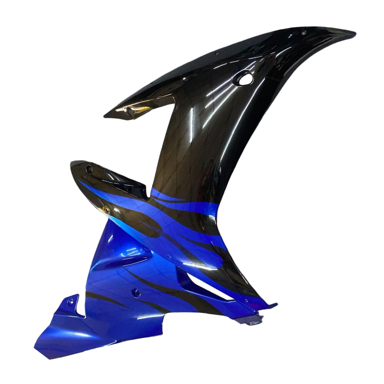 Amotopart 2002-2003 Yamaha YZF R1 Kit de carenagem preta azul