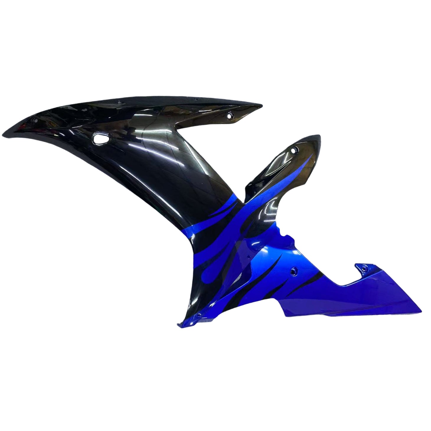 Amotopart 2002-2003 Yamaha YZF R1 Kit de carenagem preta azul