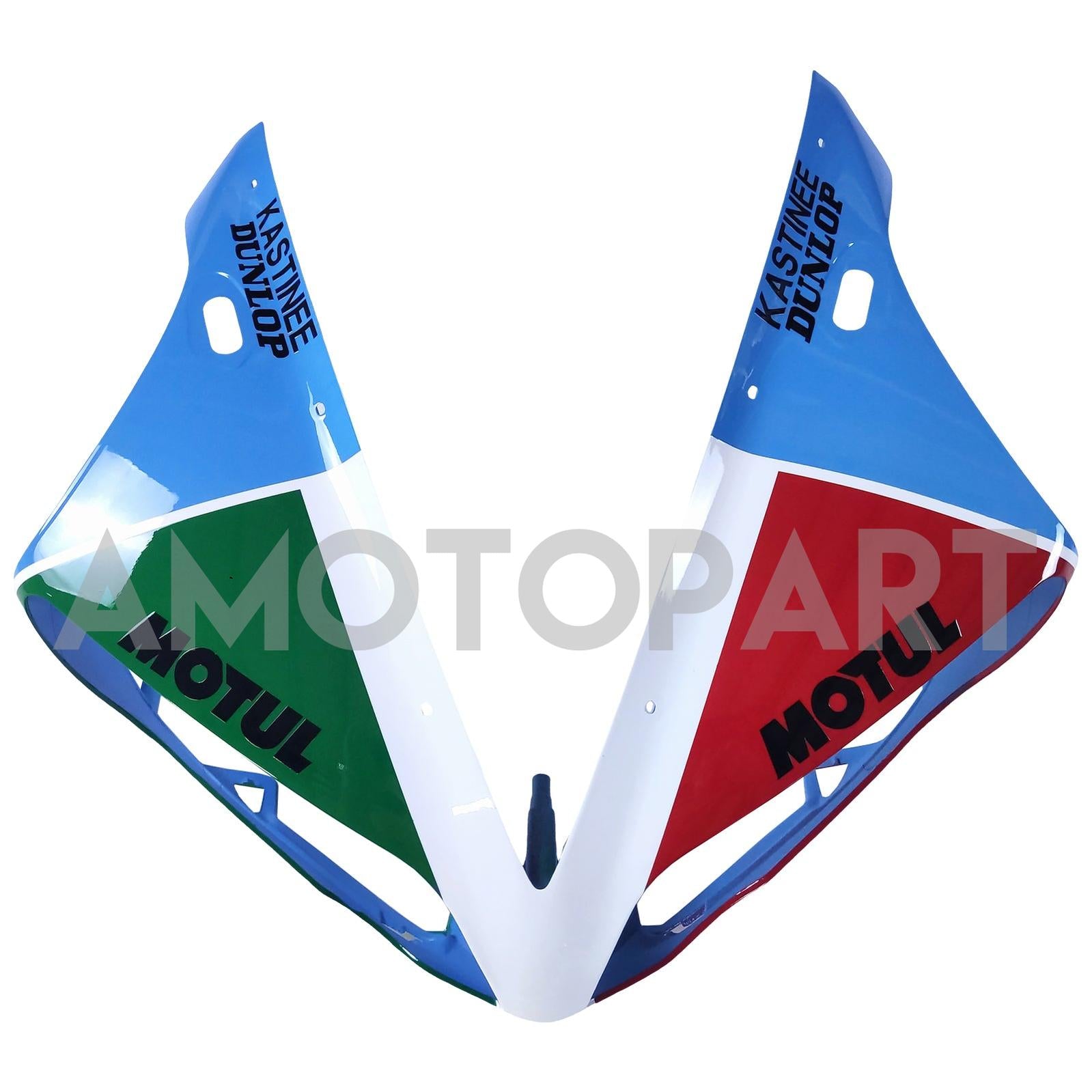Amotopart Yamaha 2004-2006 YZF 1000 R1 White Golden Logos Fairing Kit