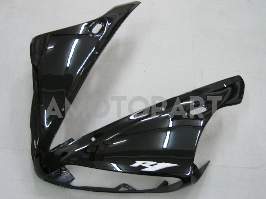 Amotopart 2004-2006 Yamaha YZF-R1 negro con kit de carenado de logotipos
