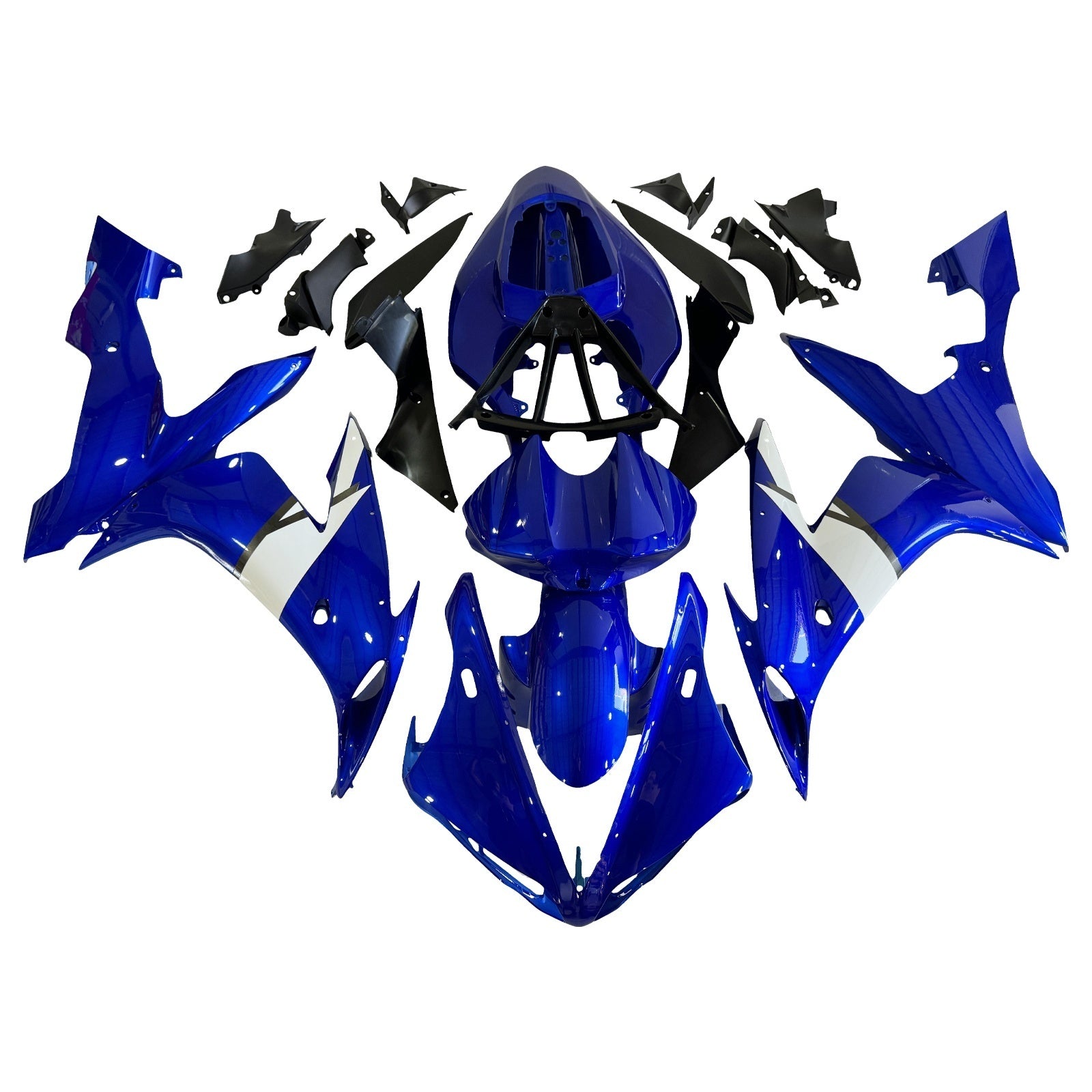 Amotopart Yamaha 2004-2006 YZF 1000 R1 Blue Fairing Kit