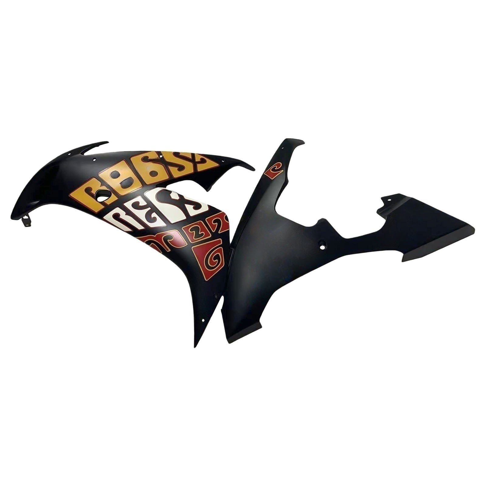 Amotopart 2004-2006 YZF 1000 R1 Yamaha Kit de carenado negro y naranja