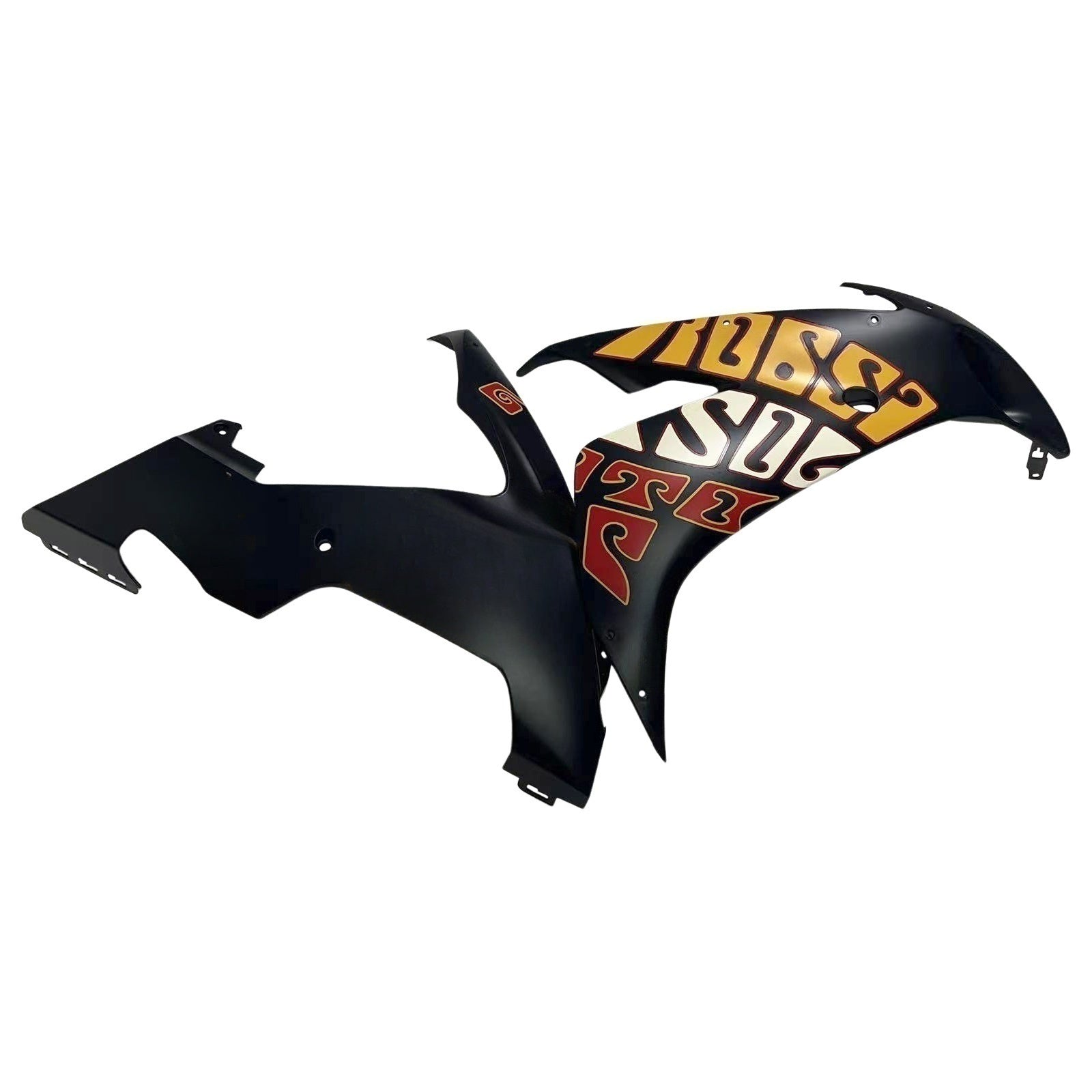 Amotopart 2004-2006 YZF 1000 R1 Yamaha Kit de carenado negro y naranja