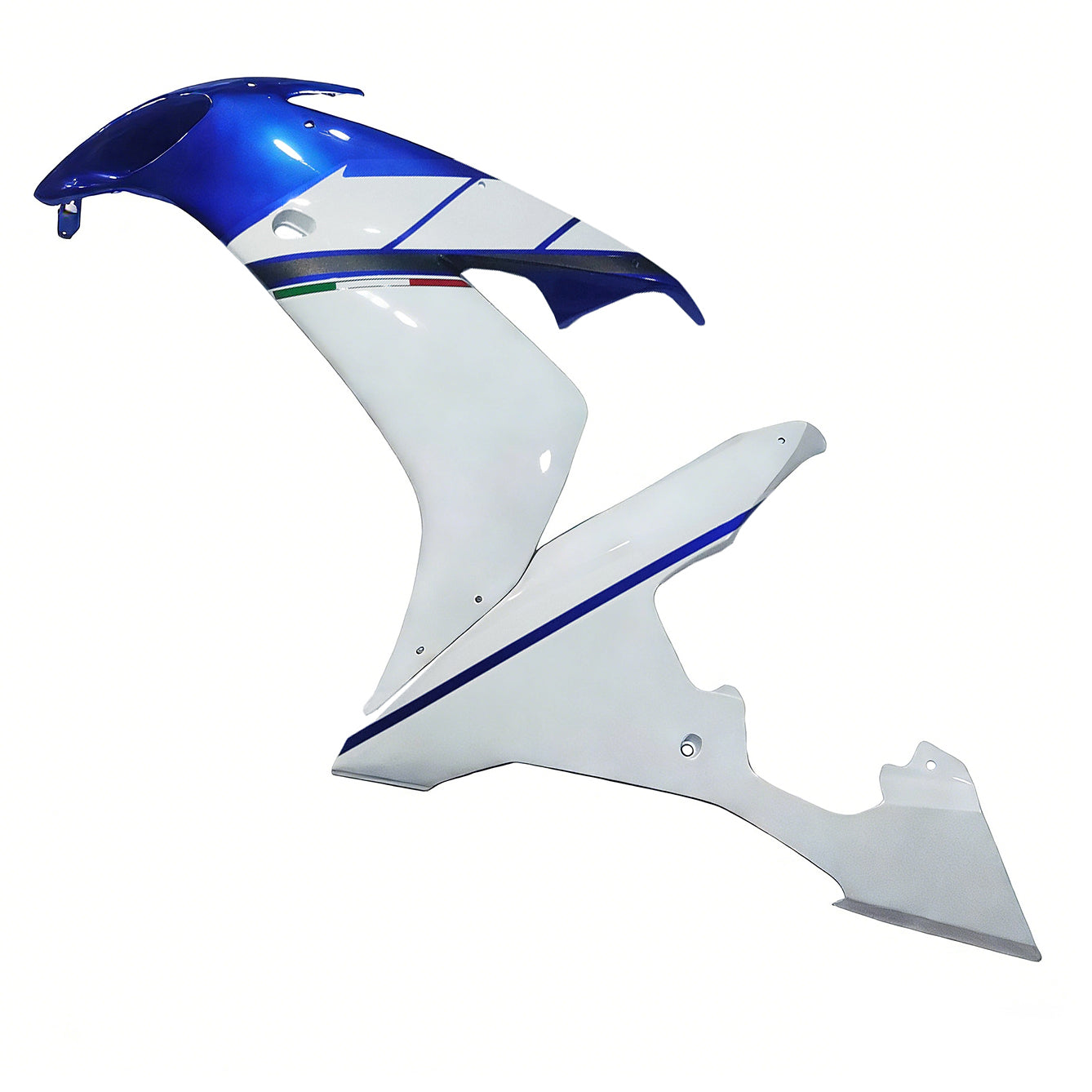 Amotopart ヤマハ YZF 1000 R1 2004-2006 ホワイト&ブルー Style1 フェアリングキット