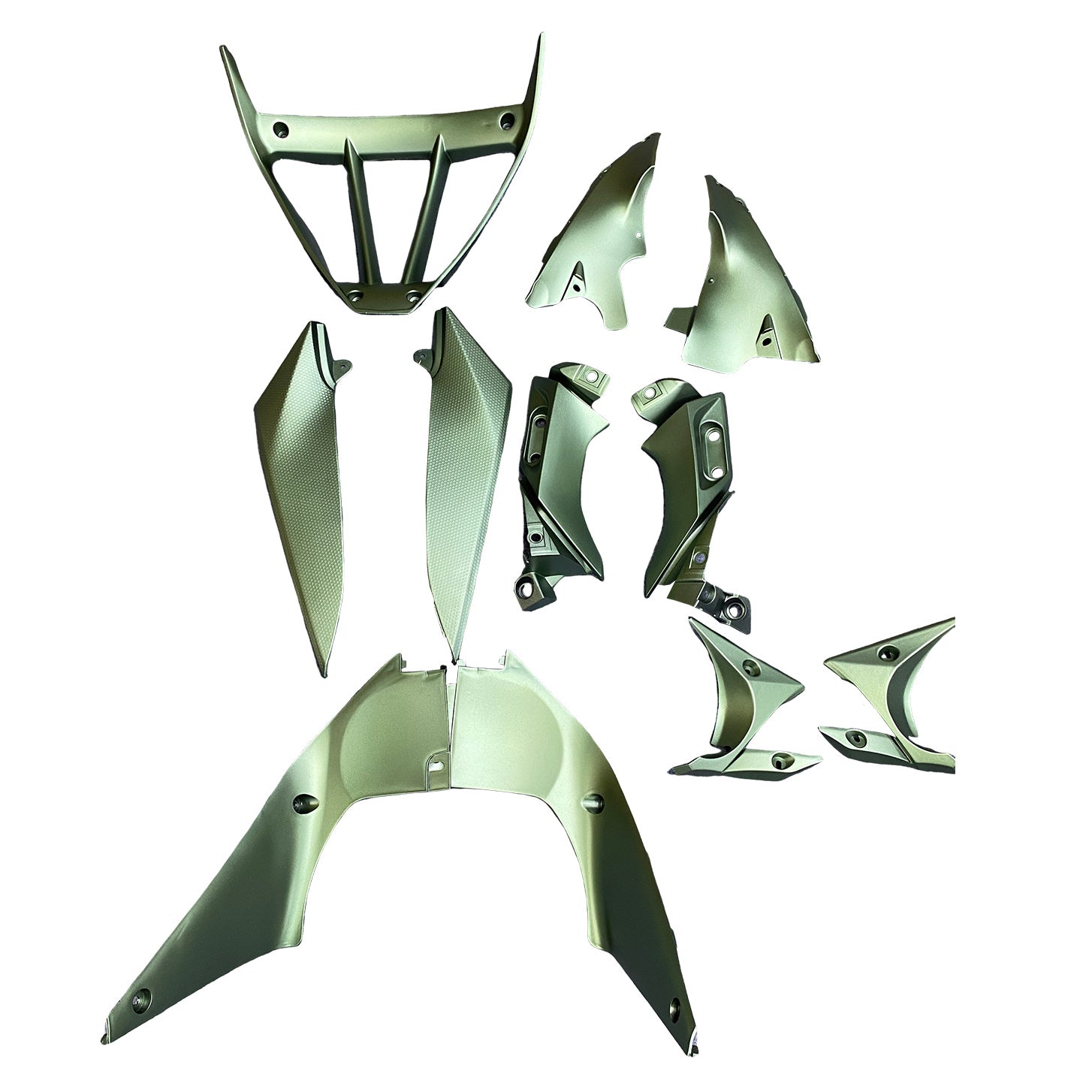 Amotopart 2004-2006 YZF 1000 R1 Yamaha Matte Green&Black Fairing Kit