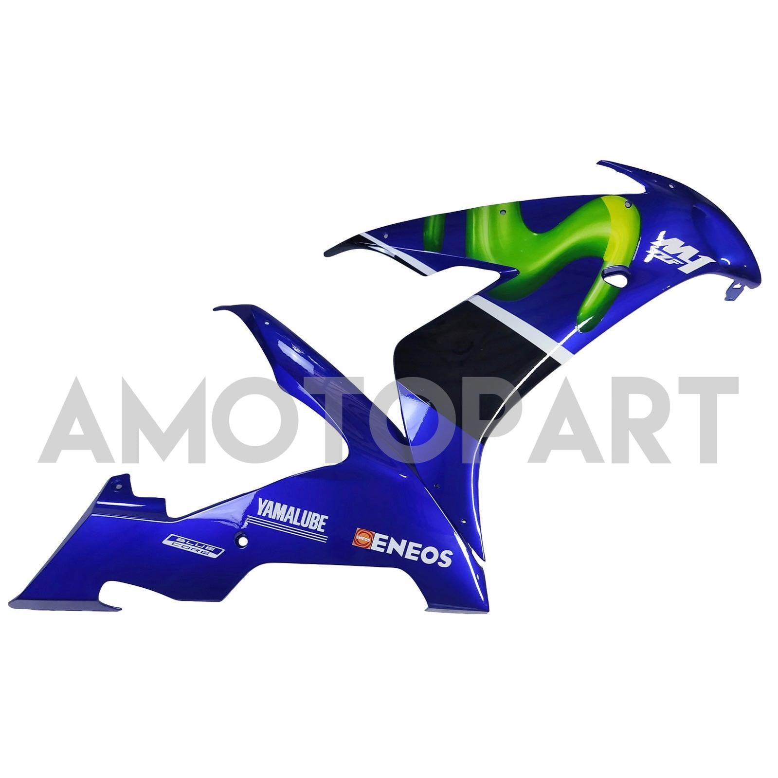 Amotopart 2004-2006 YZF 1000 R1 ヤマハ ブルー&グリーン フェアリングキット