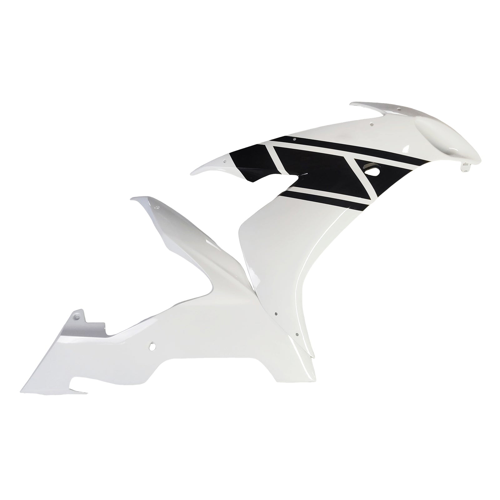 Amotopart 2004-2006 YZF 1000 R1 Yamaha White&Black Fairing Kit