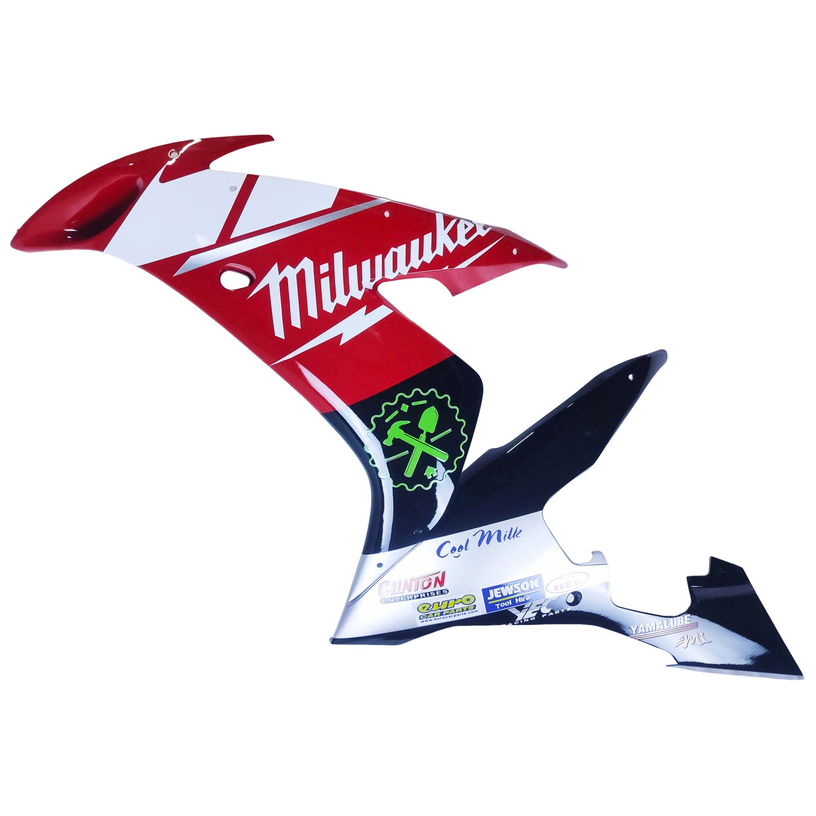 Amotopart 2004-2006 YZF 1000 R1 Yamaha Red&White Fairing Kit