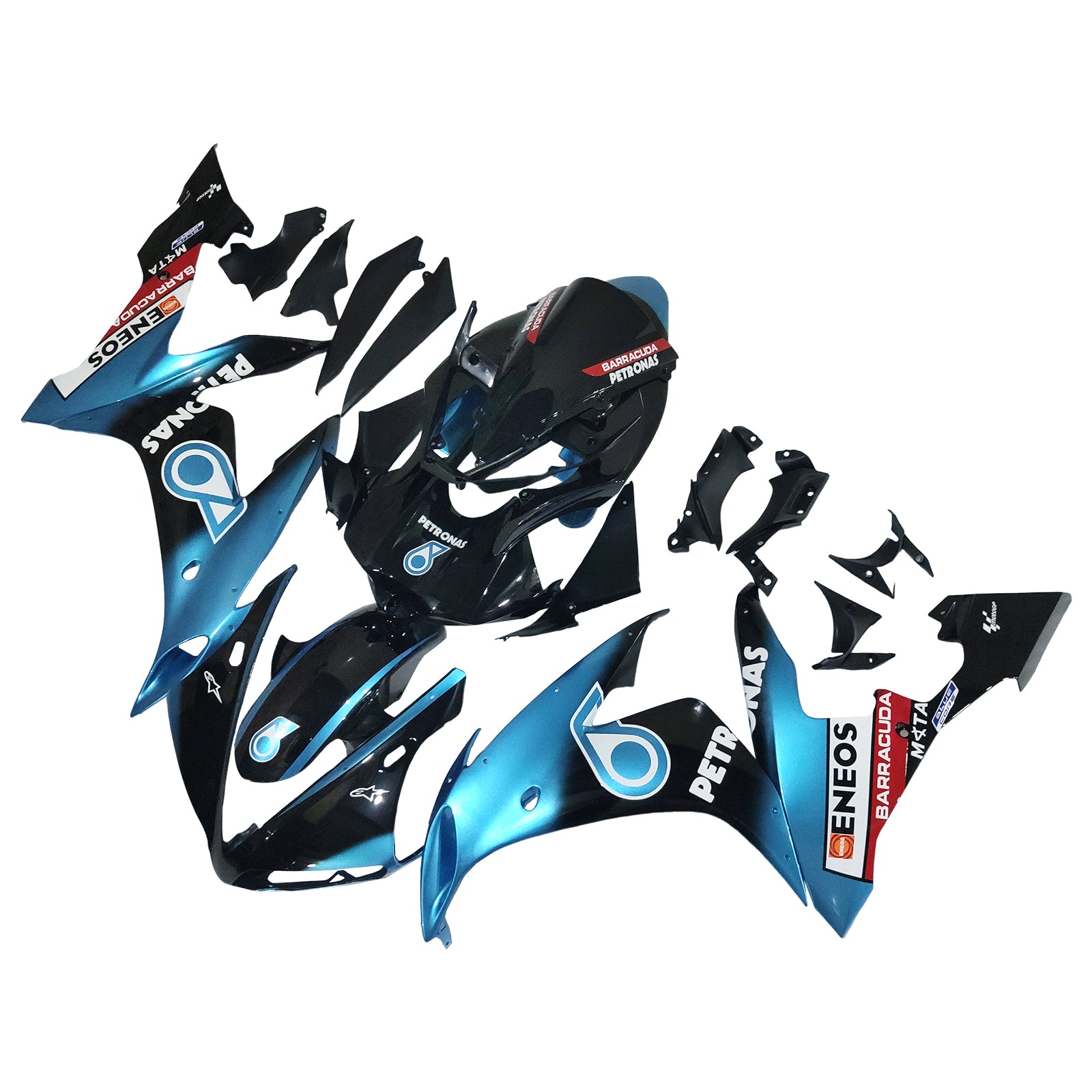 Amotopart 2004-2006 YZF 1000 R1 Yamaha Blue&Black Petronas Fairing Kit