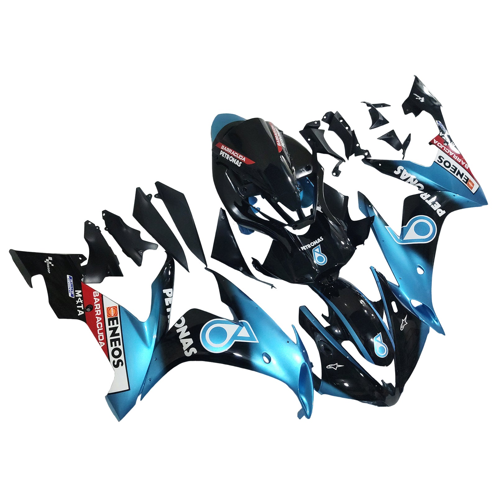 Amotopart 2004-2006 YZF 1000 R1 Yamaha Blue&Black Petronas Fairing Kit