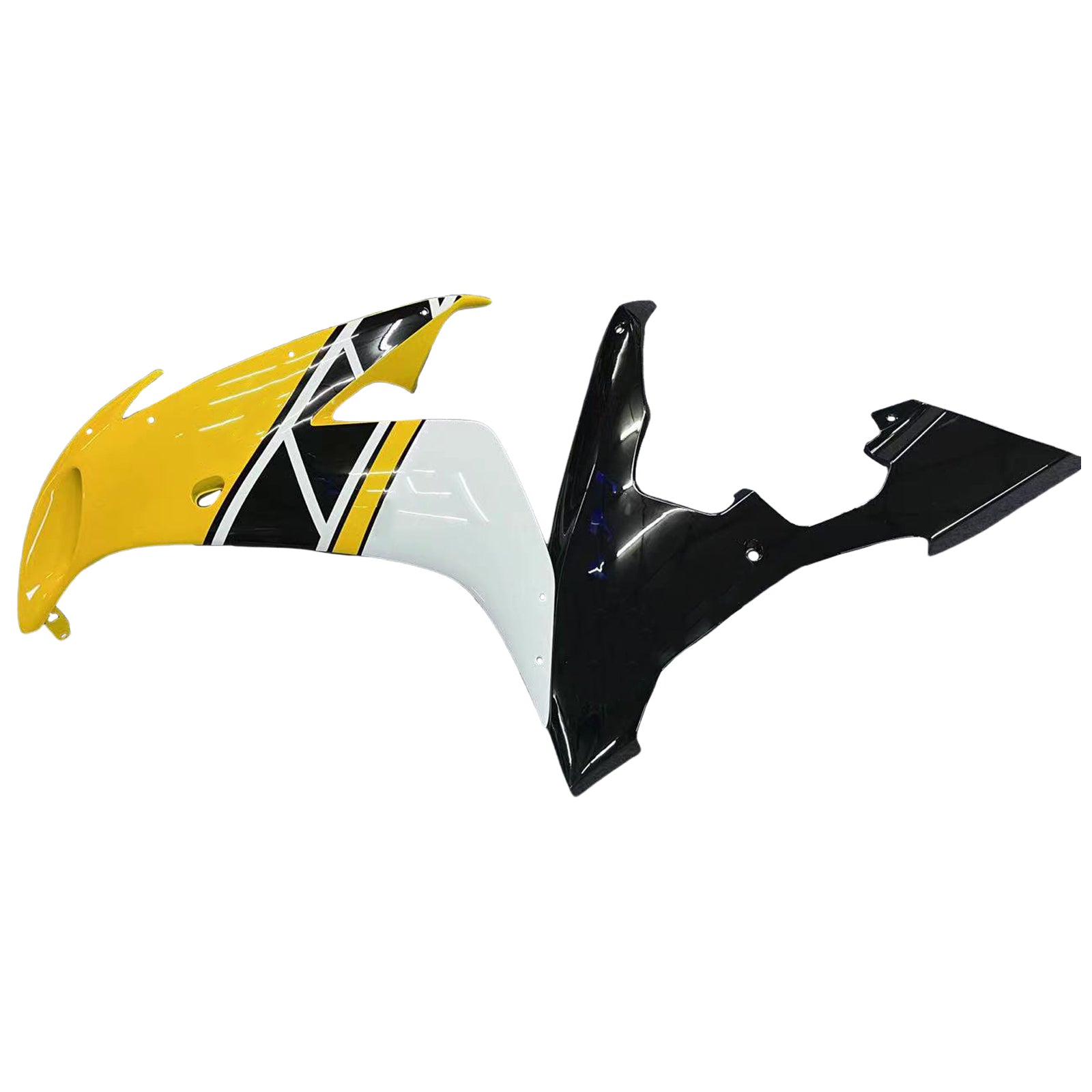 Amotopart Yamaha YZF 1000 R1 2004-2006 Yellow&White Fairing Kit