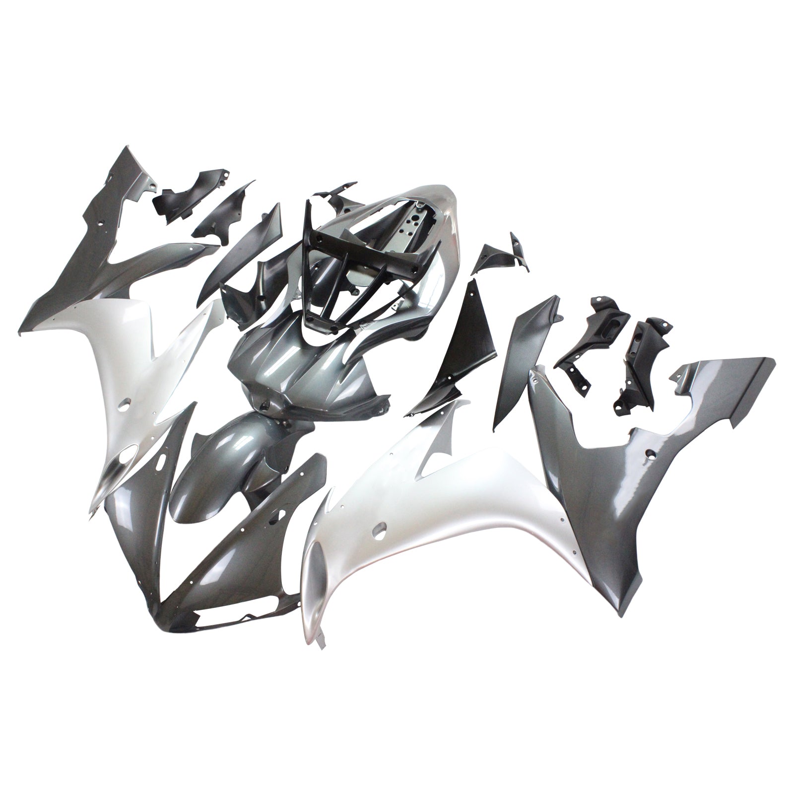 Amotopart Yamaha 2004-2006 YZF 1000 R1 Kit carenatura argento