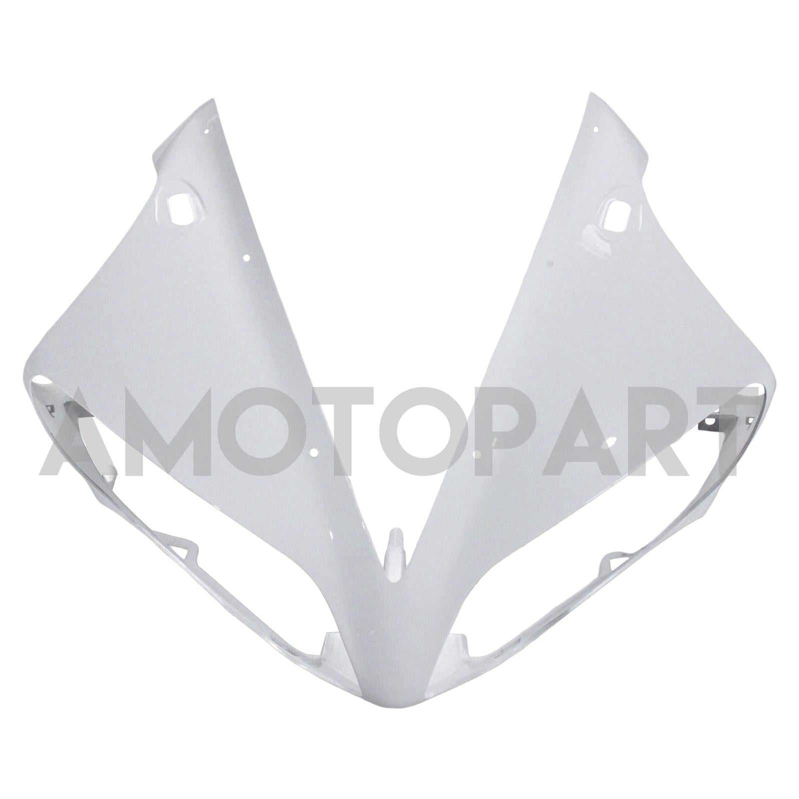 Amotopart Yamaha 2004-2006 YZF 1000 R1 White Golden Logos Fairing Kit