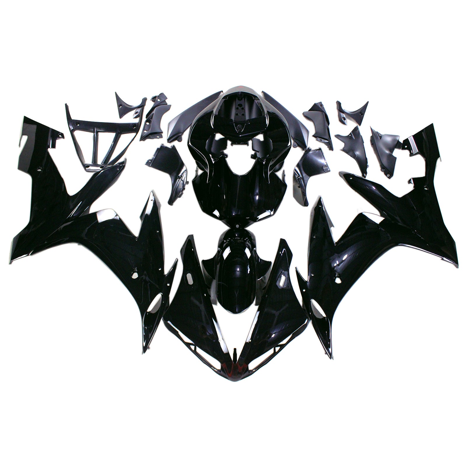 Amotopart 2004-2006 YZF 1000 R1 Yamaha Black Fairing Kit