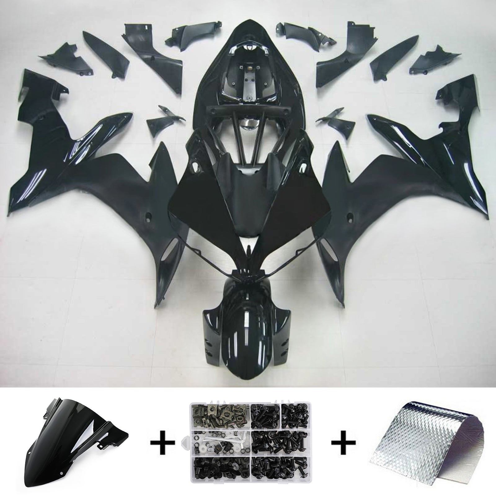 Injection Fairing Kit Bodywork Plastic ABS fit For Yamaha YZF 1000 R1 2004-2006