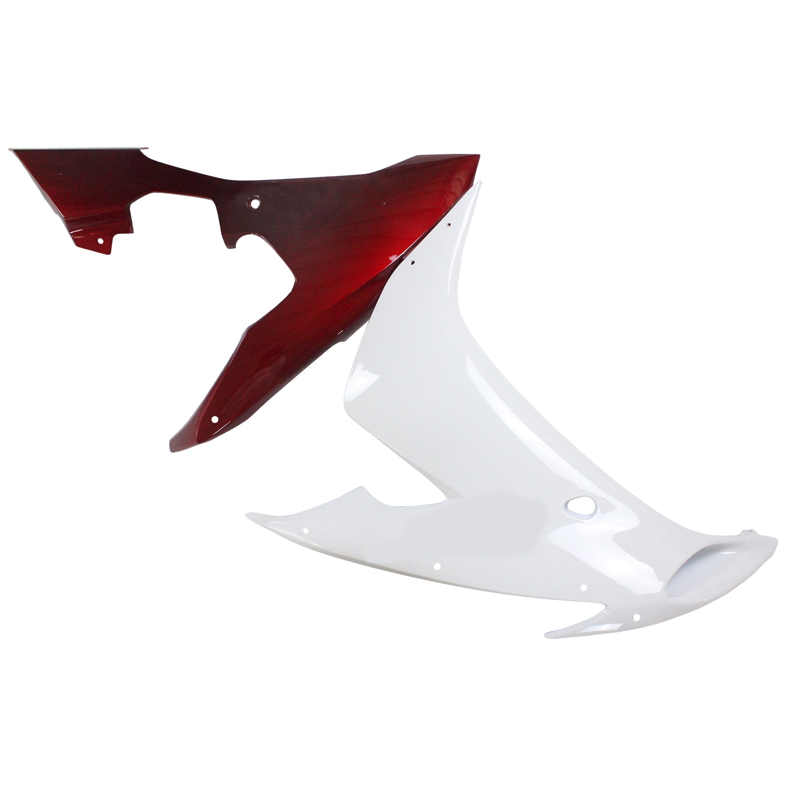 Amotopart 2004-2006 YZF 1000 R1 ヤマハ レッド&ホワイト フェアリングキット