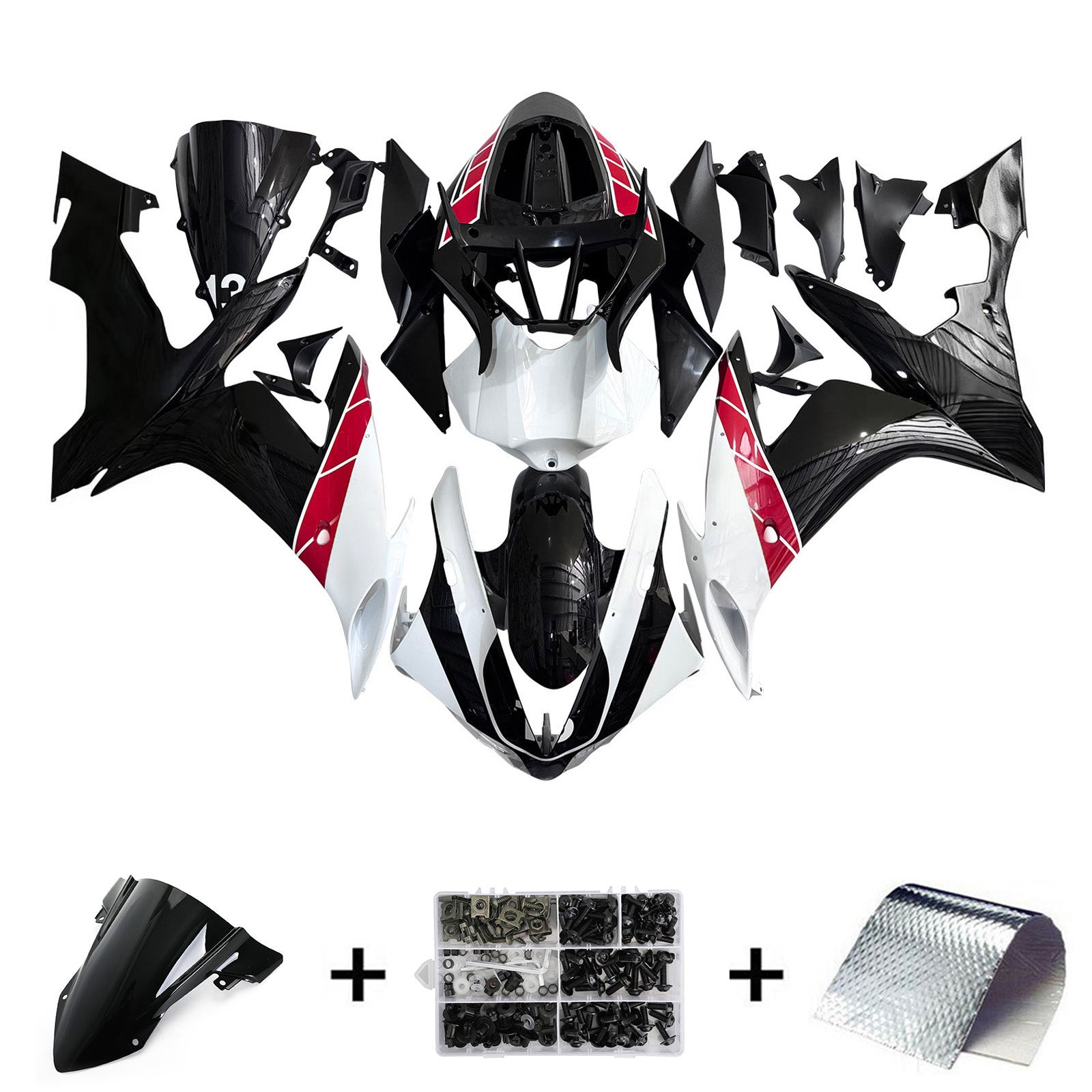 Injection Fairing Kit Bodywork Plastic ABS fit For Yamaha YZF 1000 R1 2004-2006
