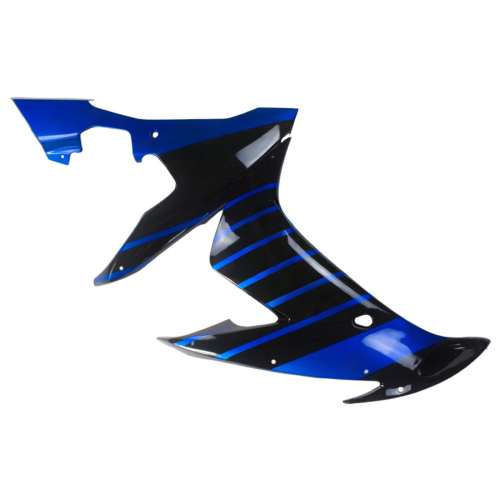 Amotopart Yamaha 2004-2006 YZF 1000 R1 Black Blue Fairing Zestaw