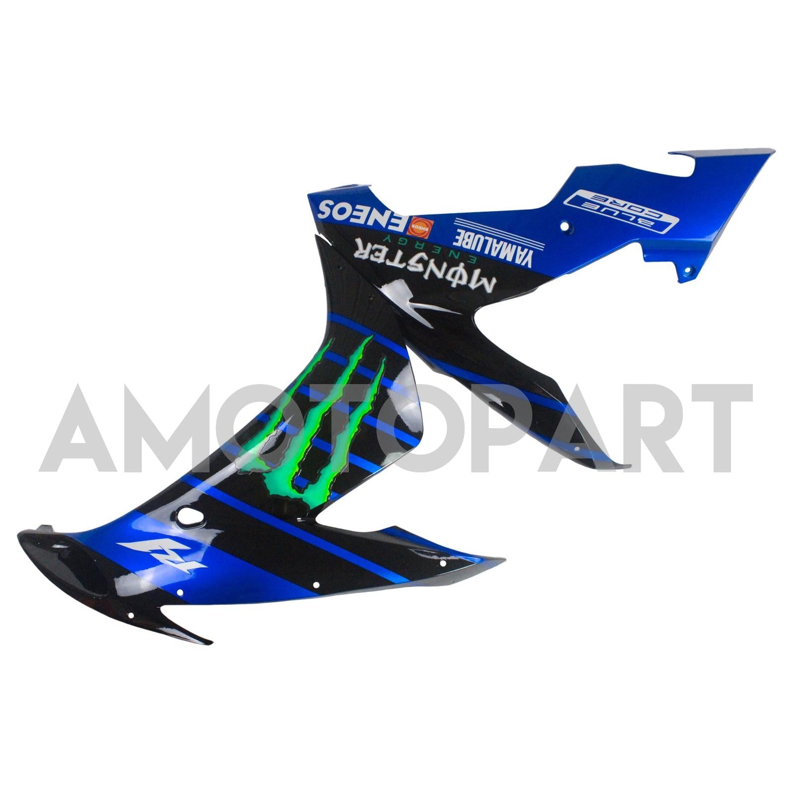 Amotopart Yamaha 2004-2006 YZF 1000 R1 Black Blue Fairing Kit