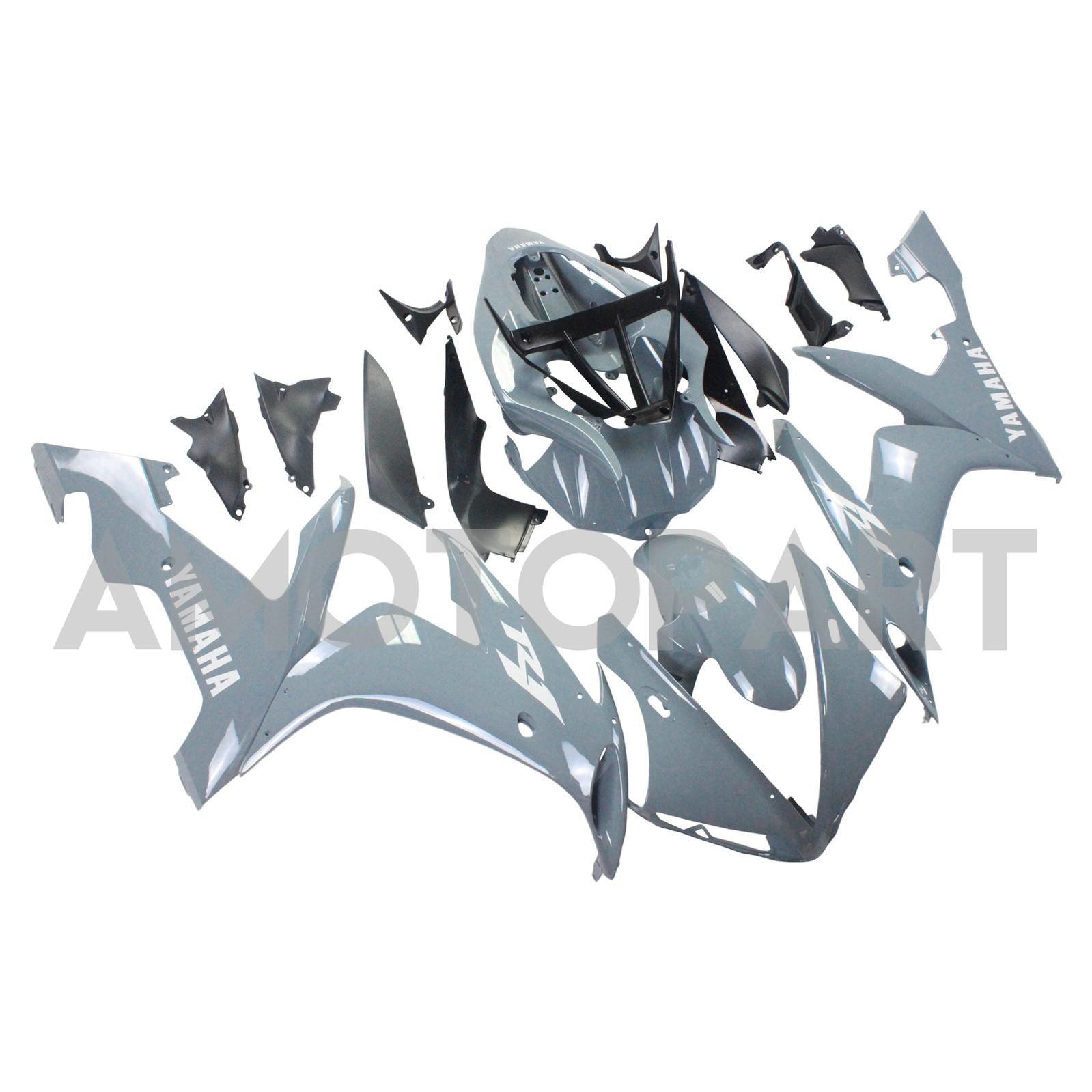 Amotopart Yamaha 2004-2006 YZF 1000 R1 Kit de carenado gris