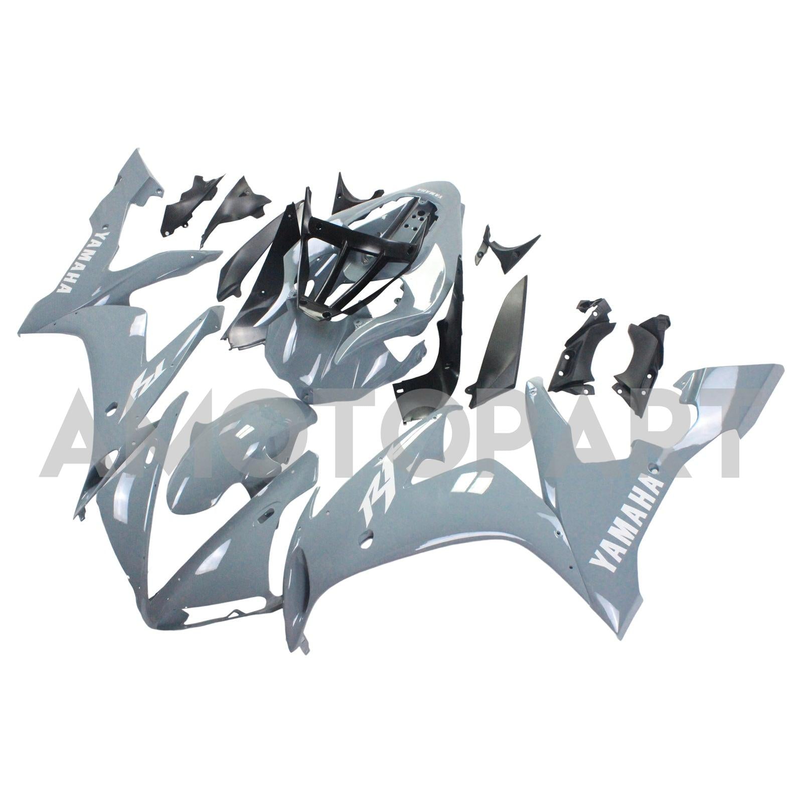 Amotopart Yamaha 2004-2006 YZF 1000 R1 Kit de carenado gris