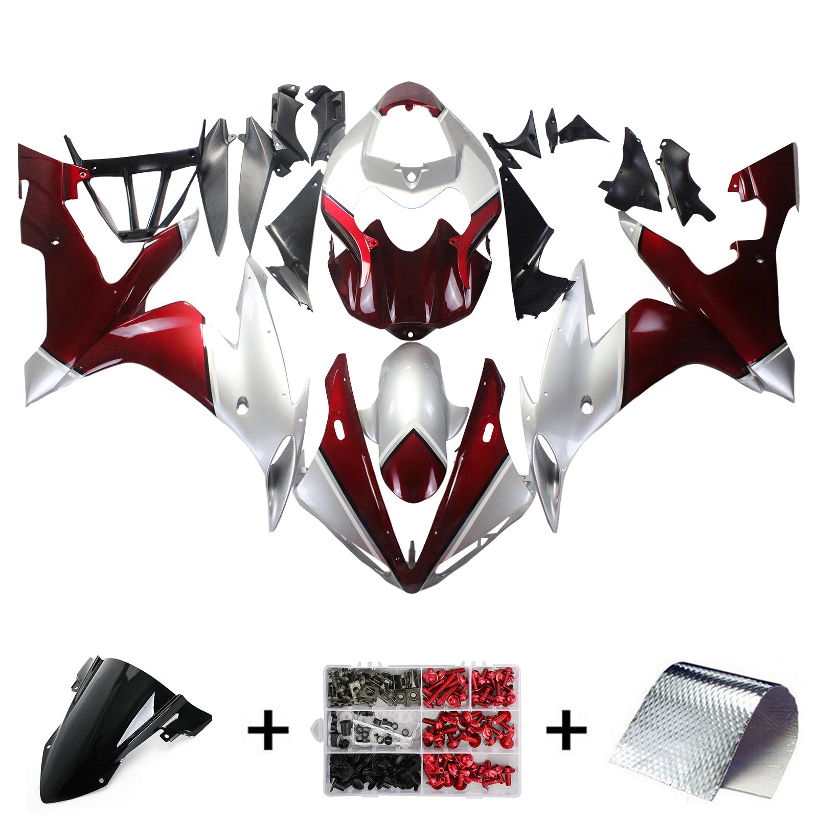 Injection Fairing Kit Bodywork Plastic ABS fit For Yamaha YZF 1000 R1 2004-2006