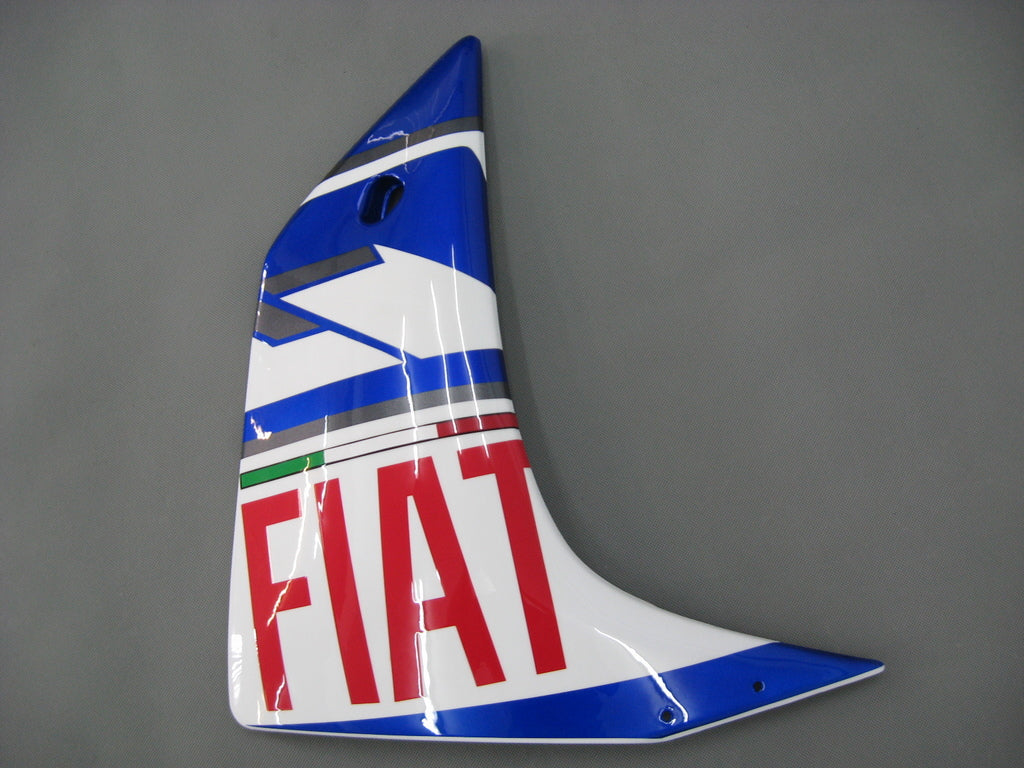 Amotopart 2007–2008 Yamaha YZF 1000 R1 Weiß&Blaues Verkleidungsset