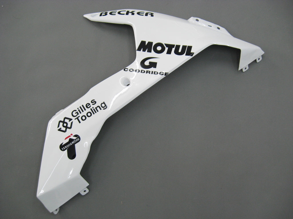 Amotopart 2007–2008 Yamaha YZF 1000 R1 Weiß&Blaues Verkleidungsset