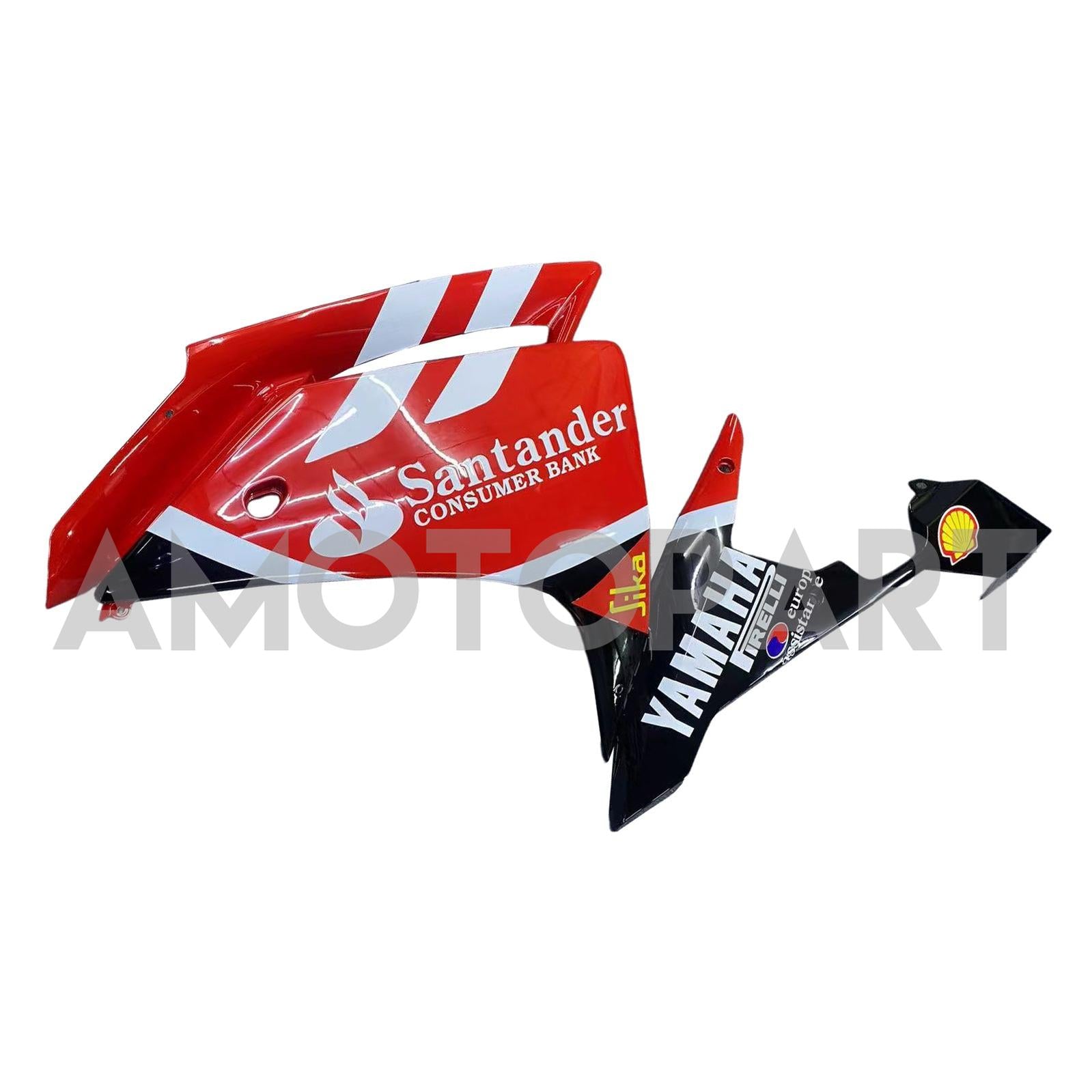 Amotopart 2007-2008 Yamaha YZF 1000 R1 Red&White Style5 Fairing Kit