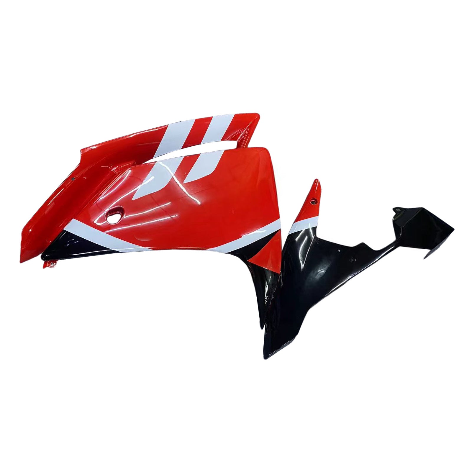 Amotopart 2007-2008 Yamaha YZF 1000 R1 Rosso e Bianco Style 5 Kit carena