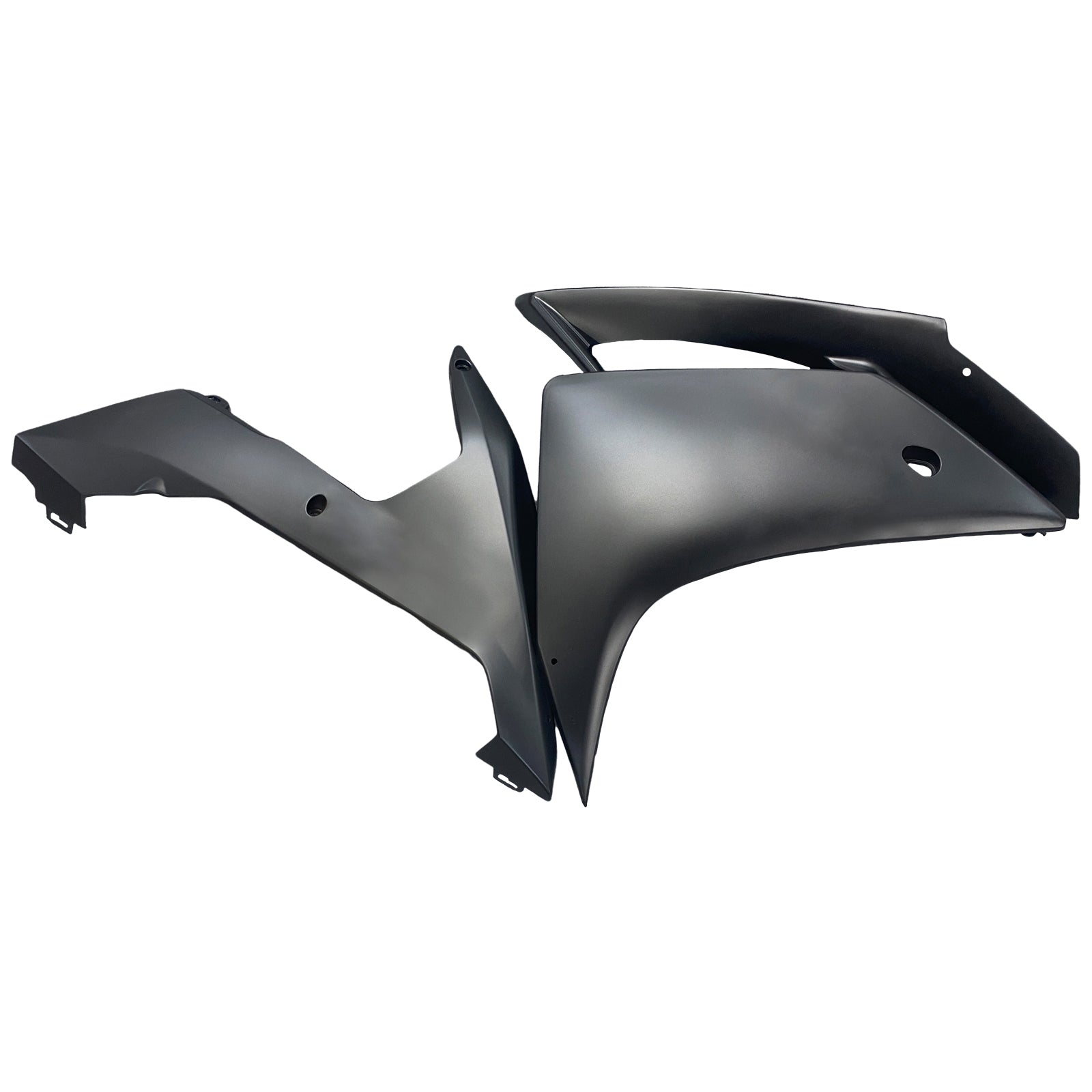 Amotopart 2007-2008 Yamaha YZF 1000 R1 Kit de carenado negro mate con logotipo dorado