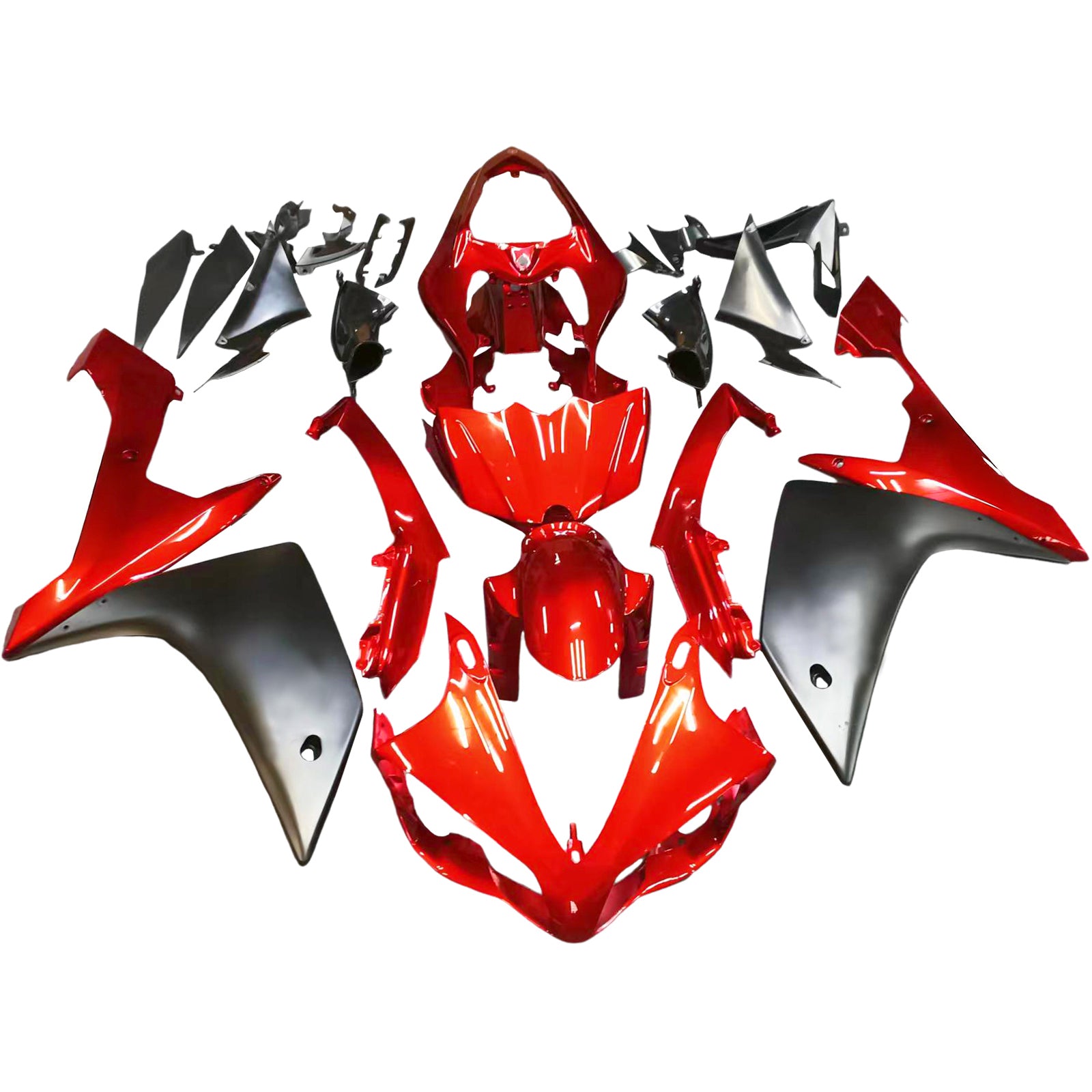 Amotopart 2007-2008 R1 ヤマハ フェアリング レッドキット